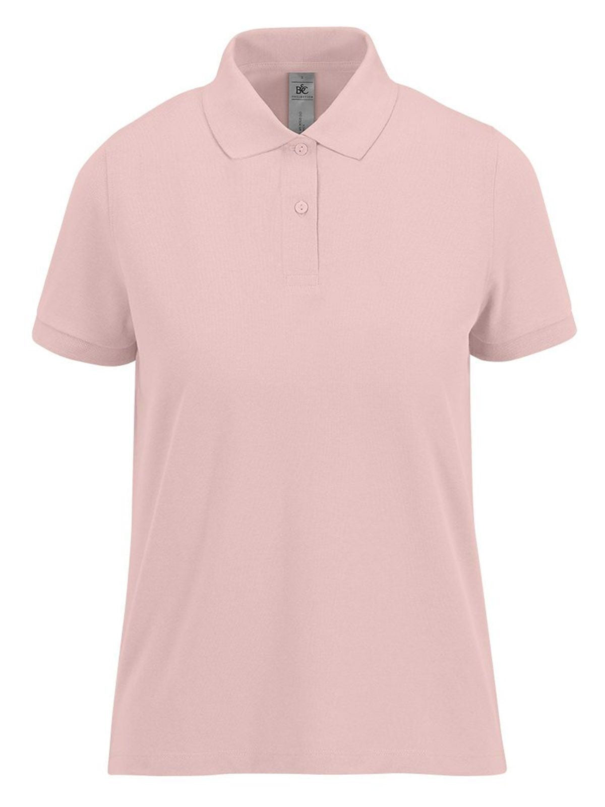 My polo 210 Damen Poloshirt – B&C – Farbe blush pink – individuell veredelbar