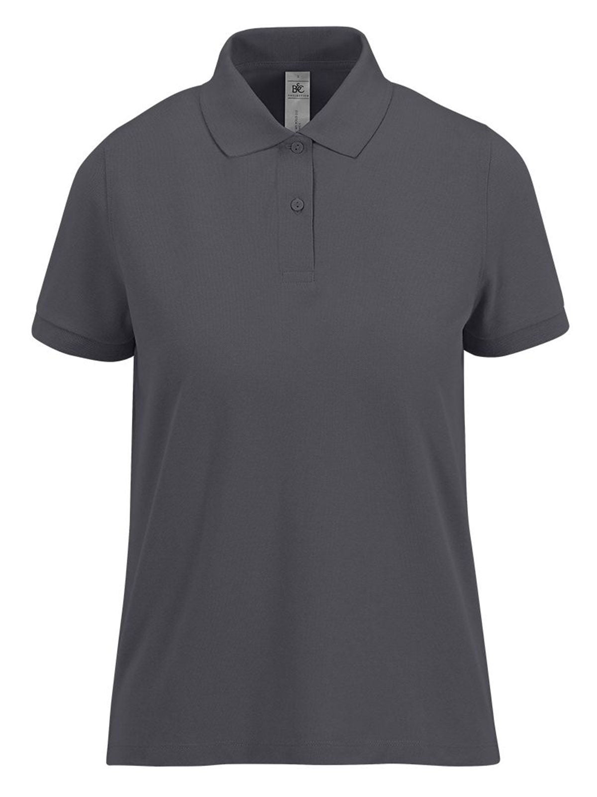My polo 210 Damen Poloshirt – B&C – Farbe Dunkelgrau – individuell veredelbar