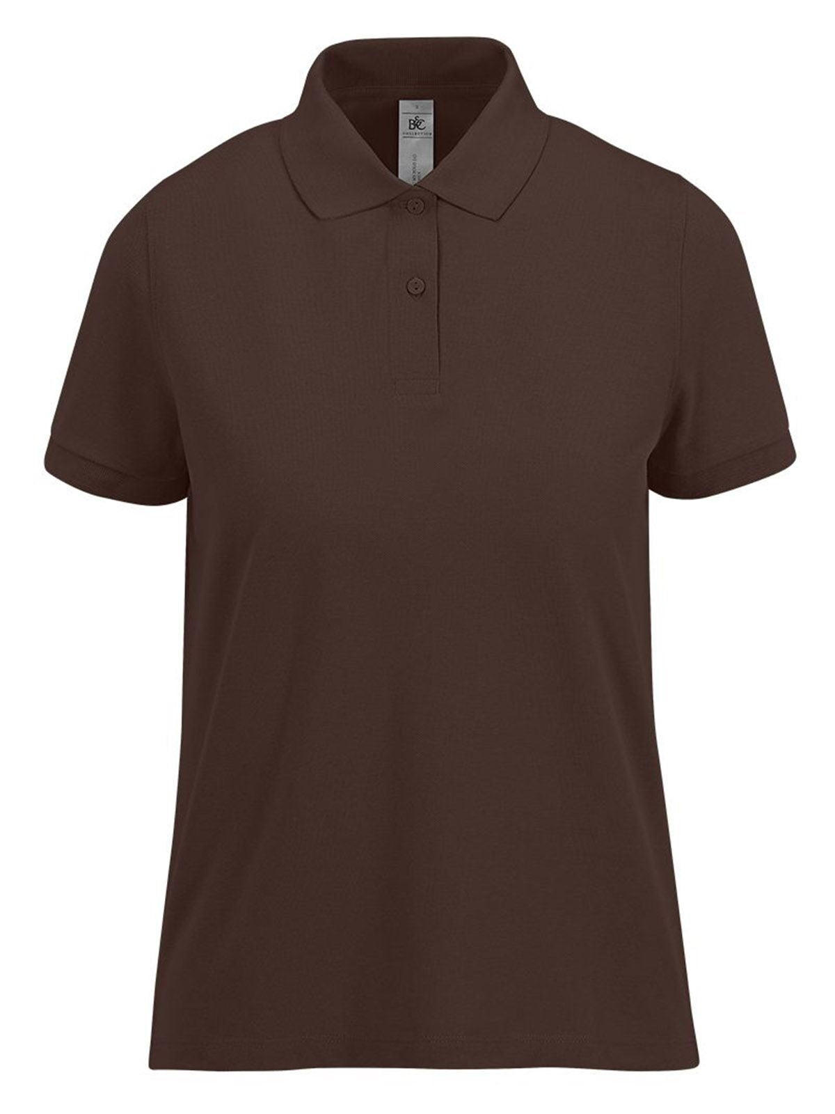 My polo 210 Damen Poloshirt – B&C – Farbe roasted coffee – individuell veredelbar