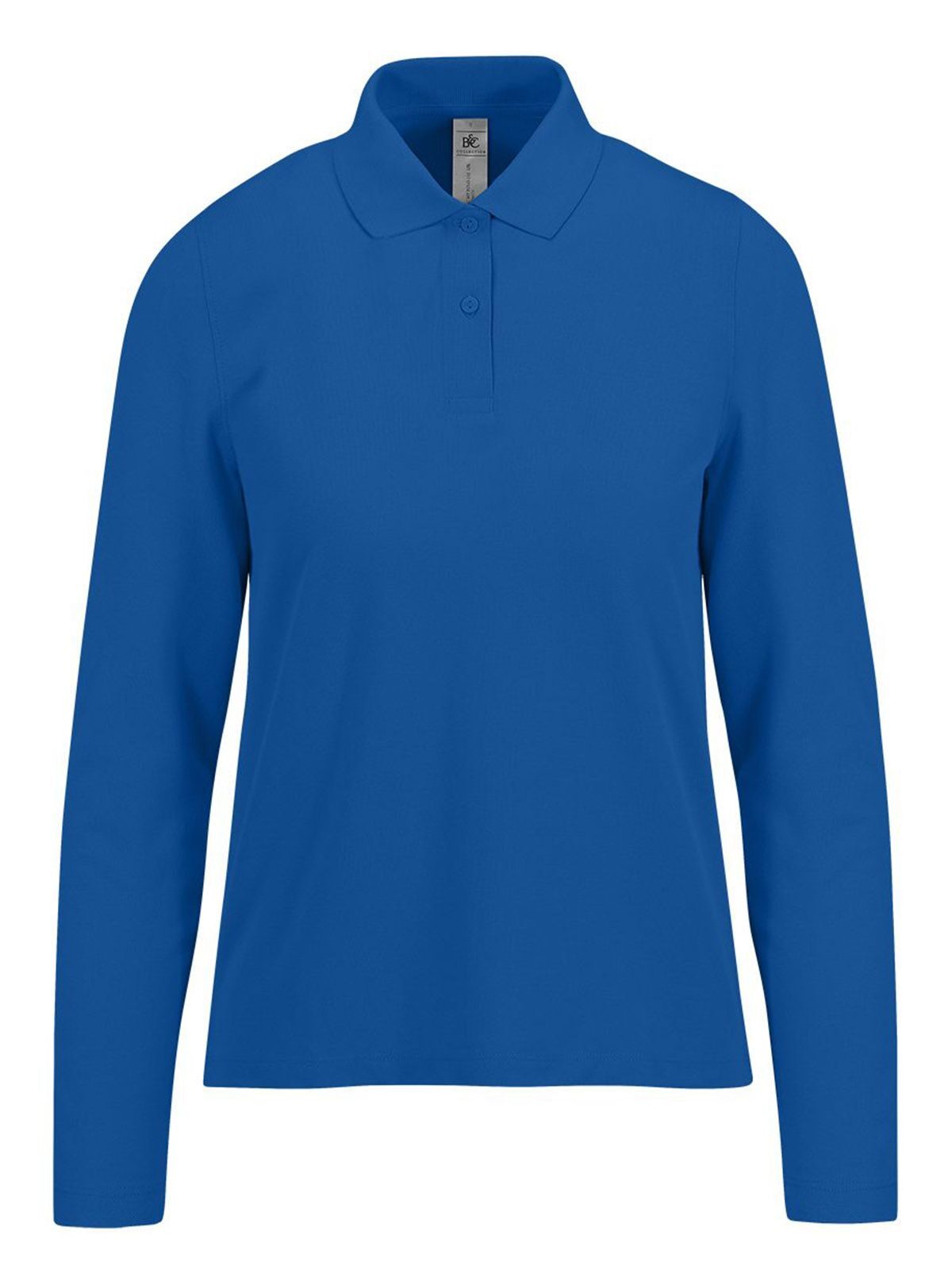 My polo 210 LSL Damen Poloshirt – B&C – Farbe Royalblau – individuell veredelbar