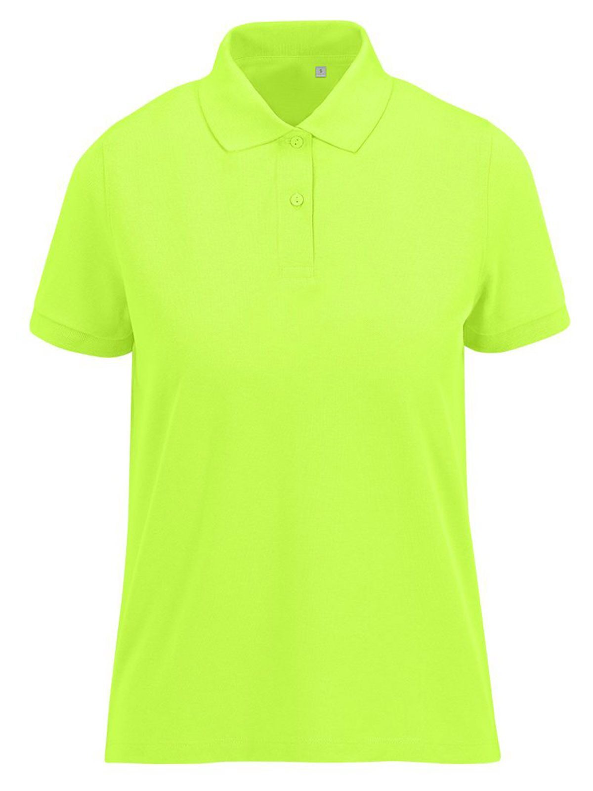 My Eco polo 65/35 Damen Poloshirt – B&C – Farbe acid lime – individuell veredelbar