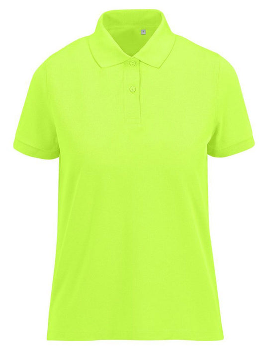 My Eco polo 65/35 Damen Poloshirt – B&C – Farbe acid lime – individuell veredelbar