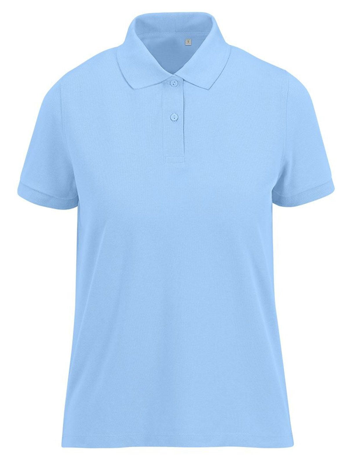My Eco polo 65/35 Damen Poloshirt – B&C – Farbe lotus blue – individuell veredelbar