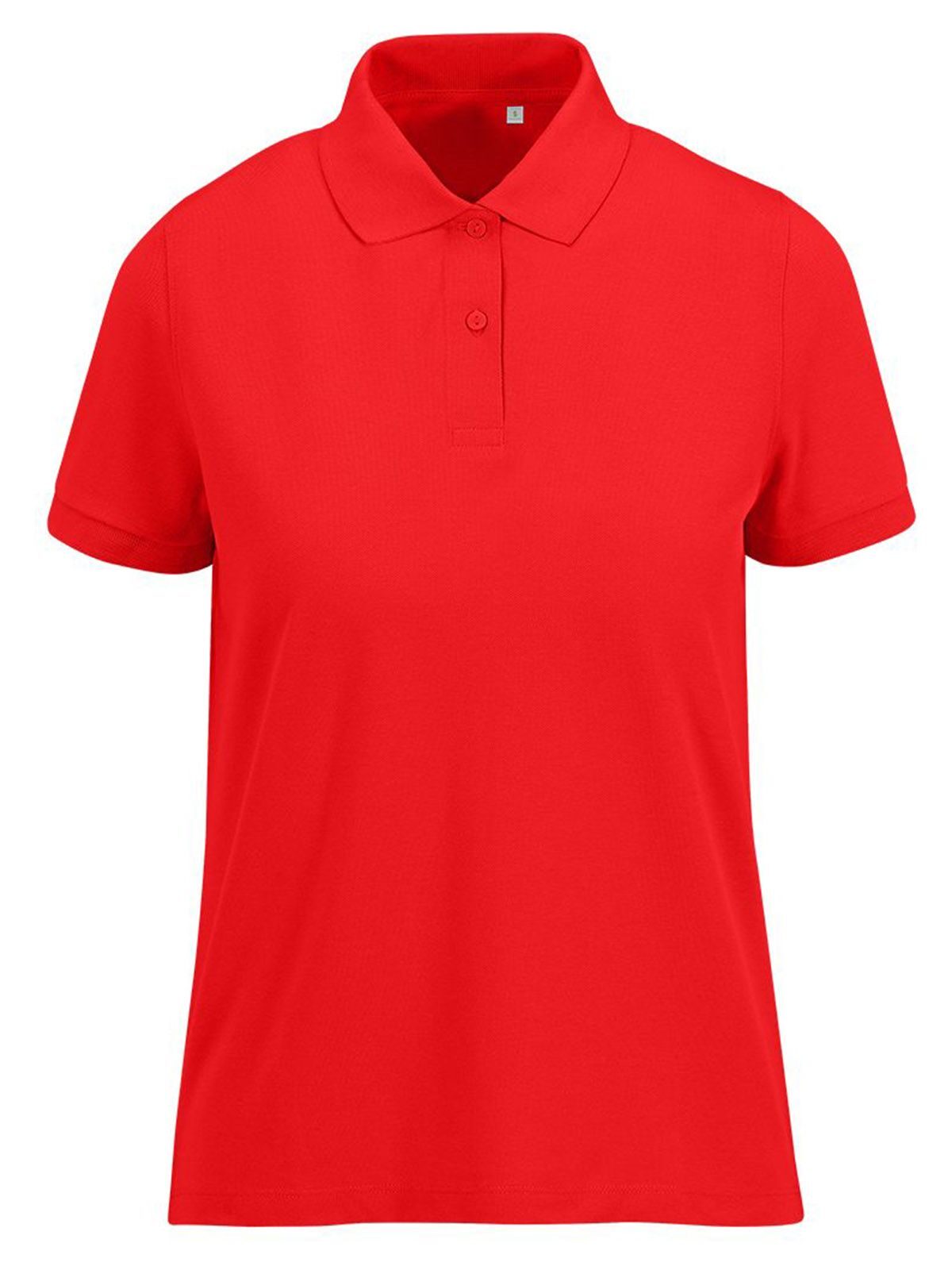 My Eco polo 65/35 Damen Poloshirt – B&C – Farbe pop tomato – individuell veredelbar