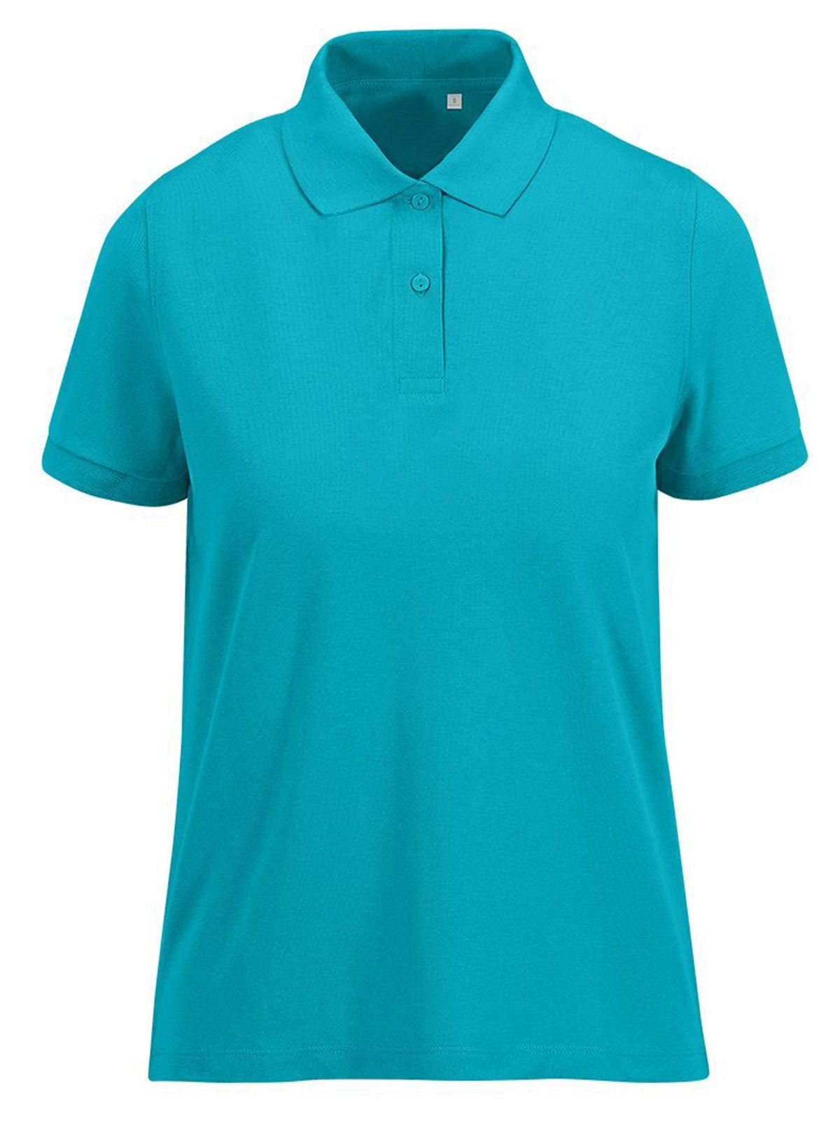 My Eco polo 65/35 Damen Poloshirt – B&C – Farbe pop turquoise – individuell veredelbar