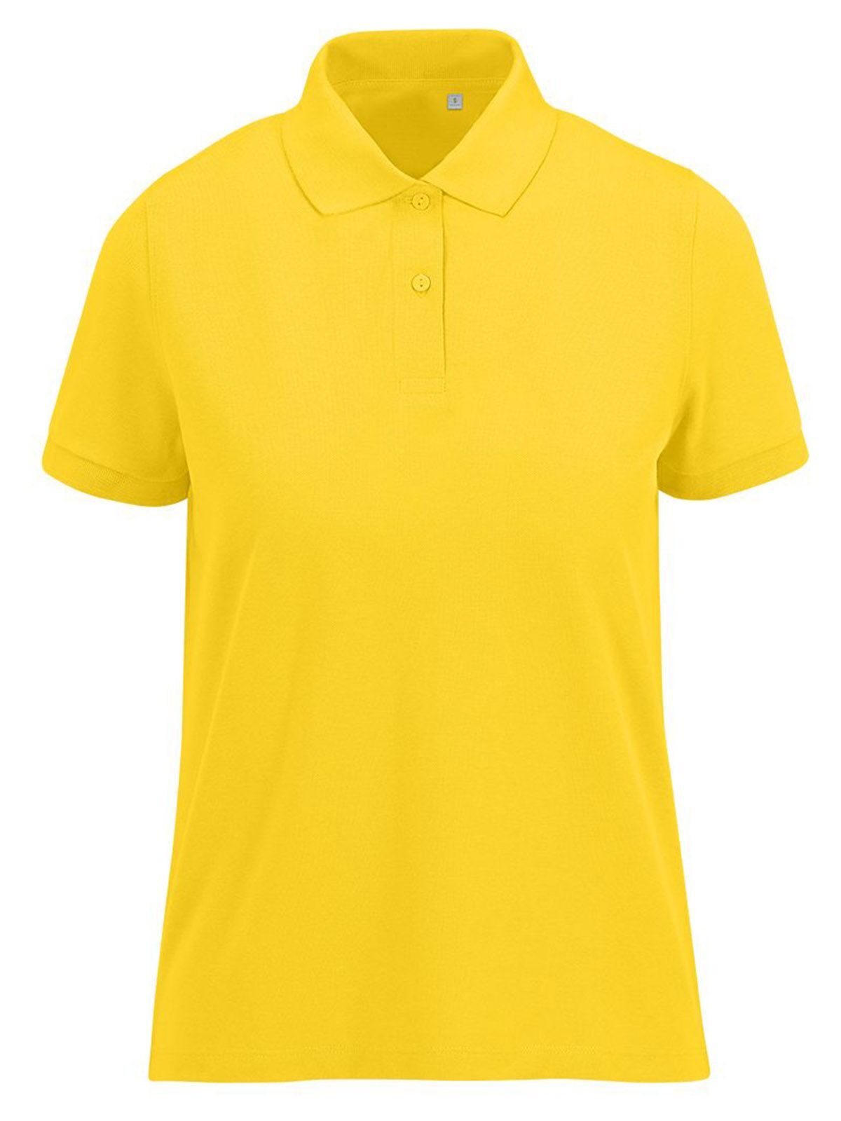My Eco polo 65/35 Damen Poloshirt – B&C – Farbe pop yellow – individuell veredelbar