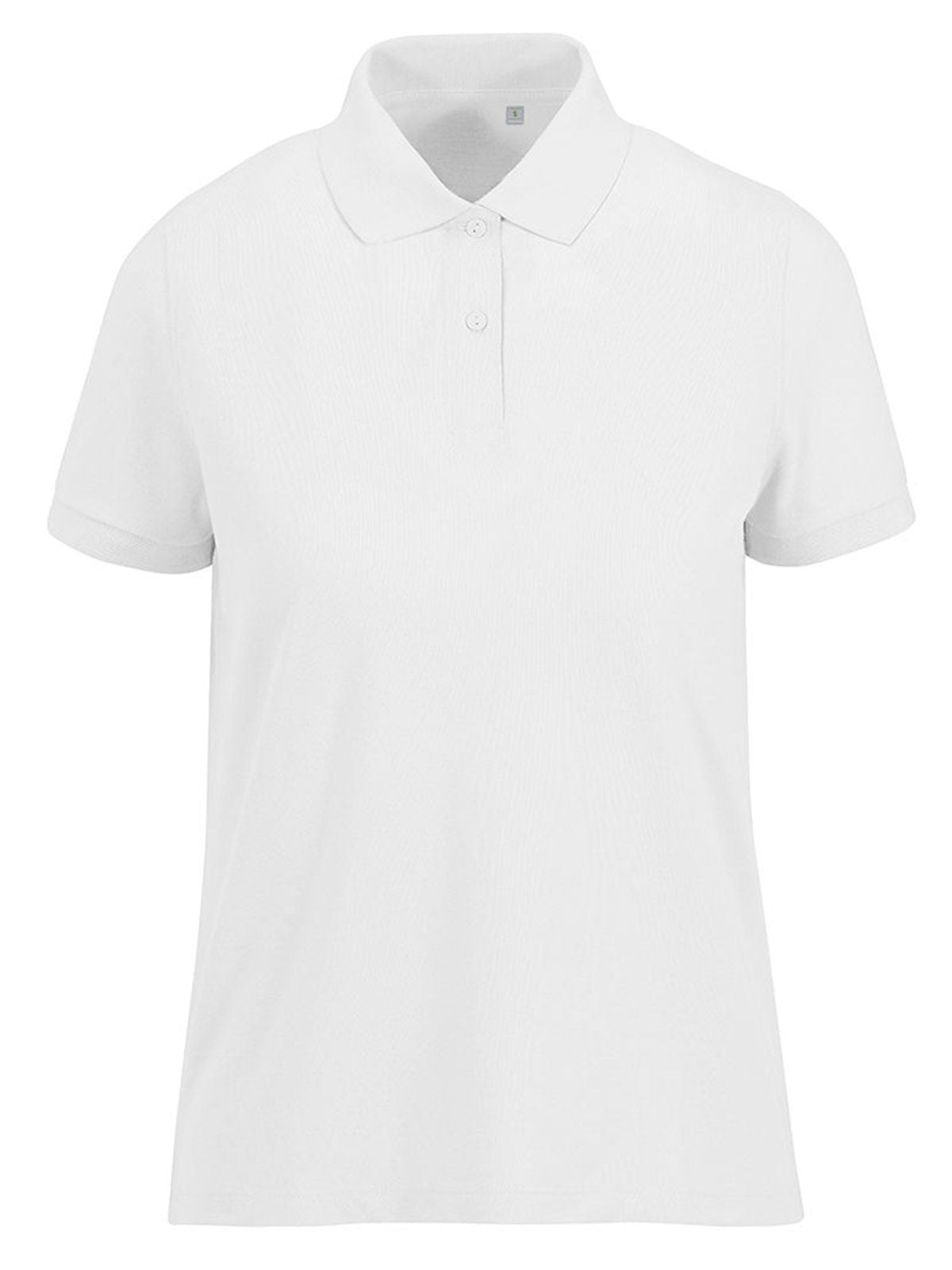 My Eco polo 65/35 Damen Poloshirt – B&C – Farbe Weiß – individuell veredelbar