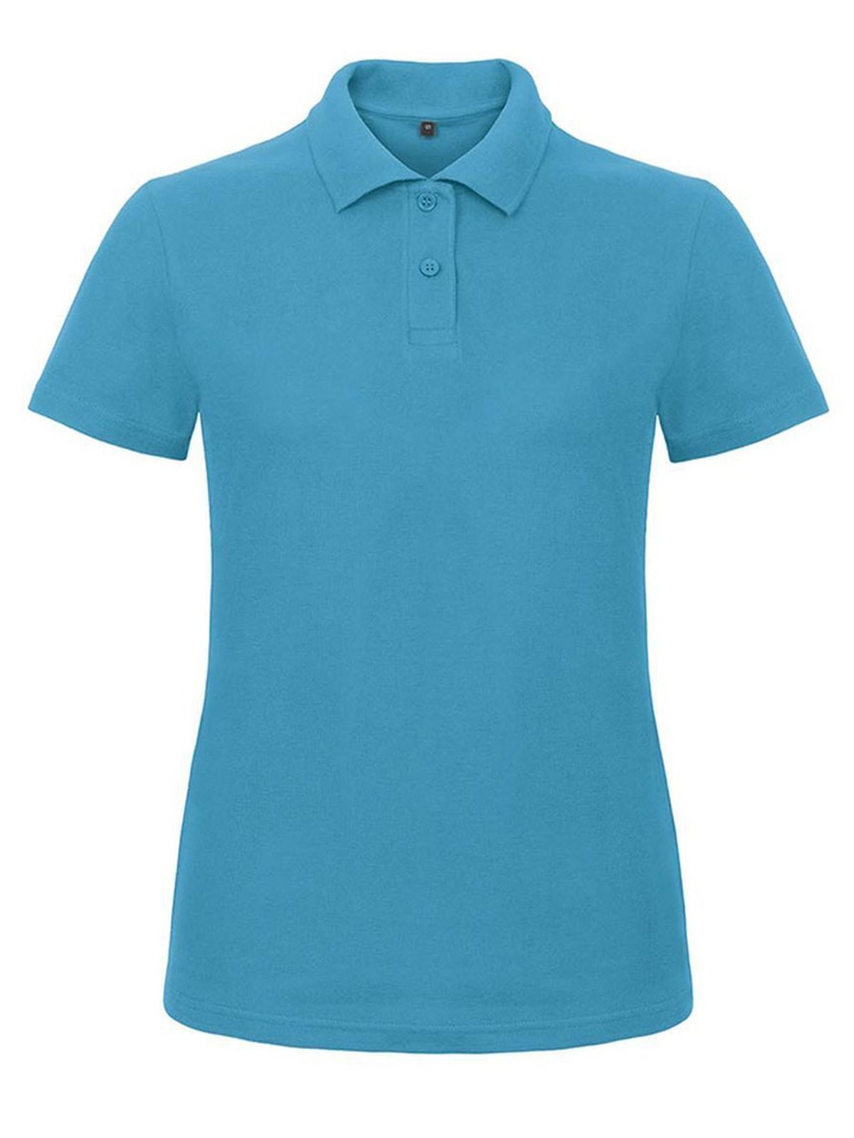 ID.001 Damen Poloshirt – B&C – Farbe atoll – individuell veredelbar