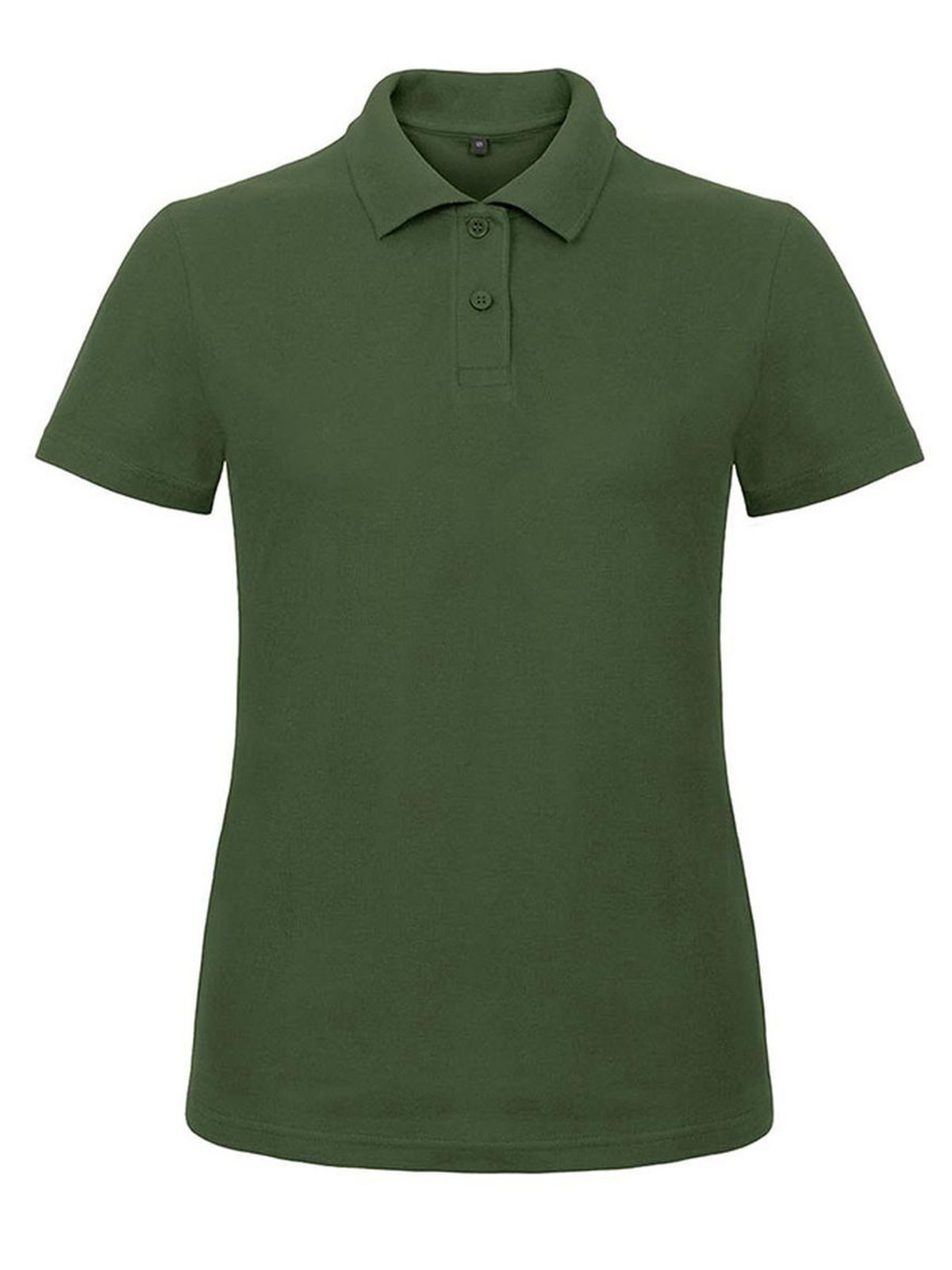 ID.001 Damen Poloshirt – B&C – Farbe bottle green – individuell veredelbar