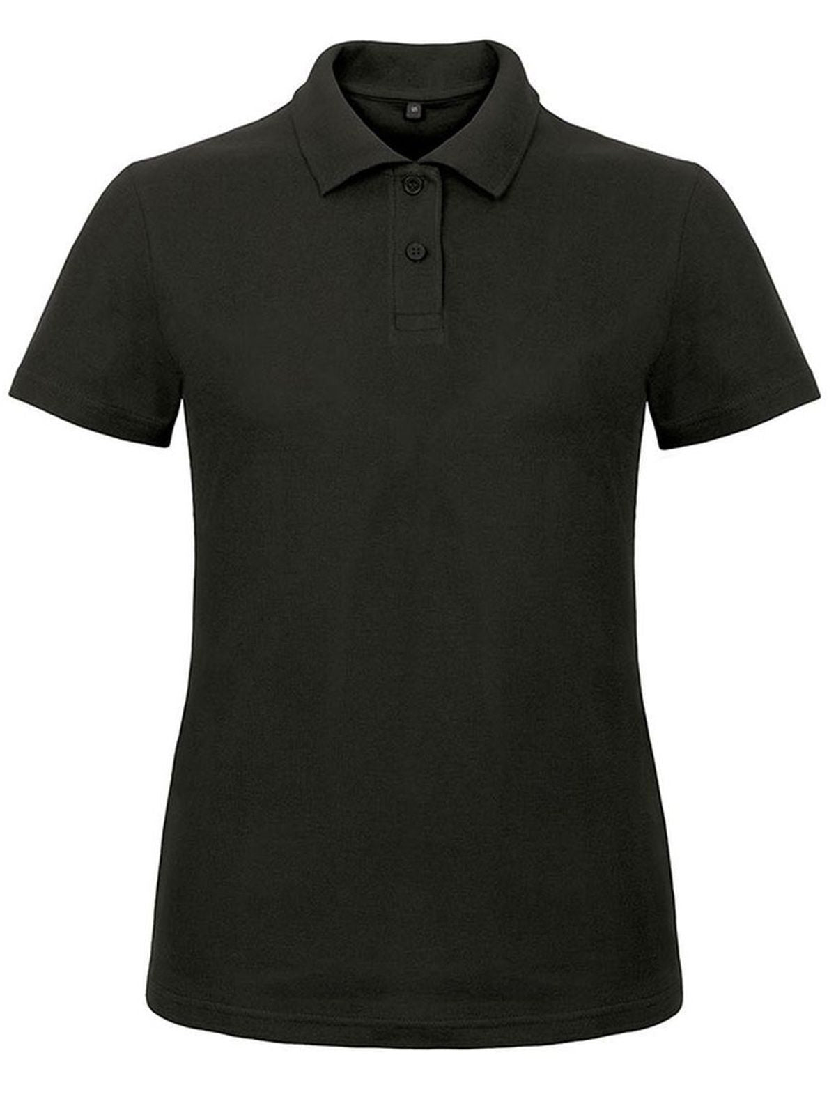ID.001 Damen Poloshirt – B&C – Farbe Schwarz – individuell veredelbar