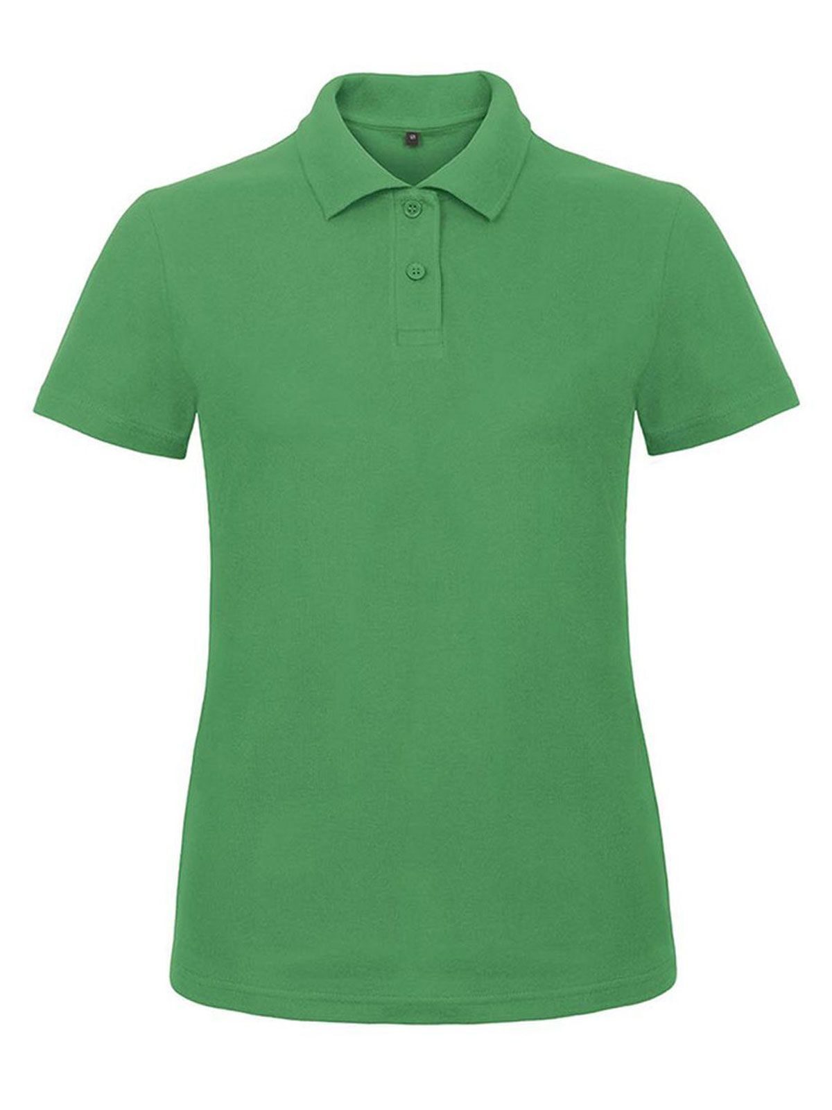 ID.001 Damen Poloshirt – B&C – Farbe Kellygrün – individuell veredelbar