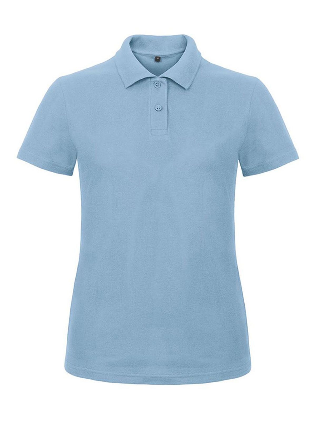 ID.001 Damen Poloshirt – B&C – Farbe Hellblau – individuell veredelbar