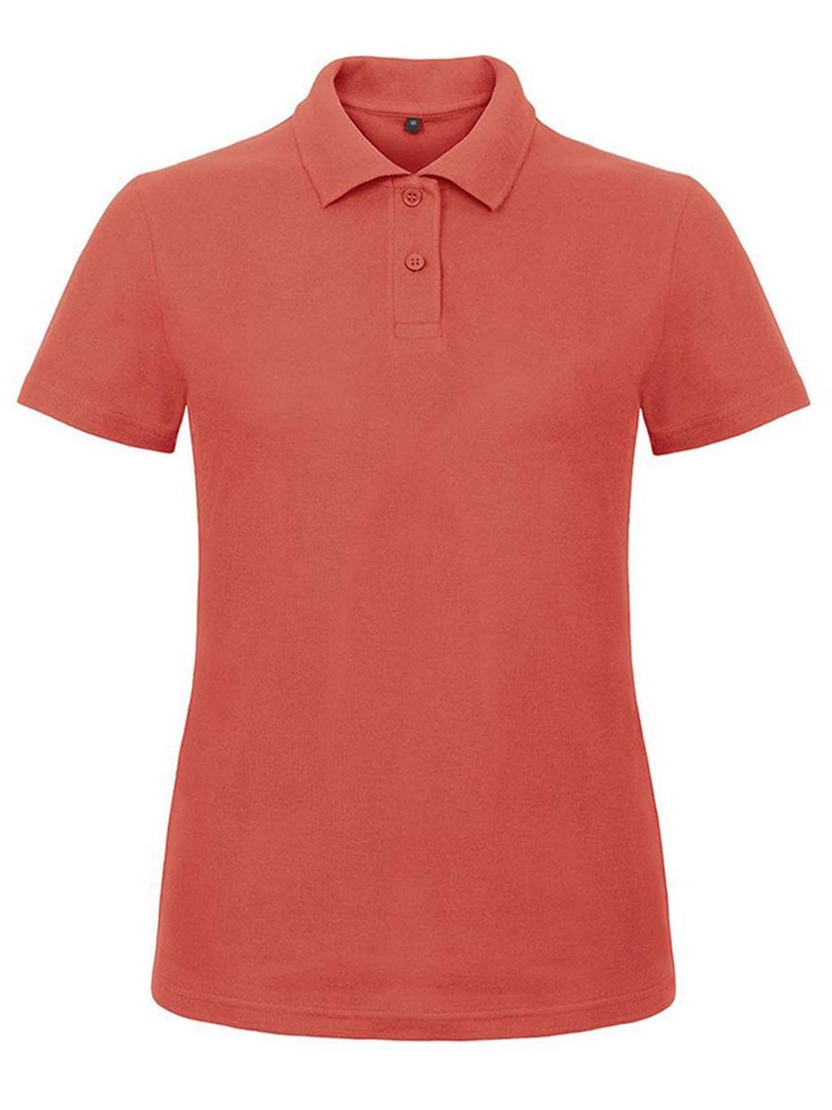 ID.001 Damen Poloshirt – B&C – Farbe pixel coral – individuell veredelbar