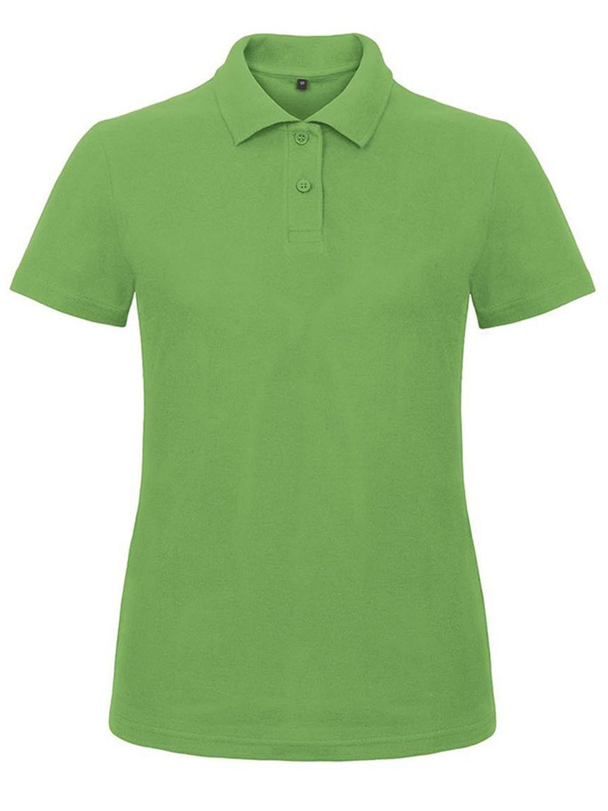 ID.001 Damen Poloshirt – B&C – Farbe real green – individuell veredelbar