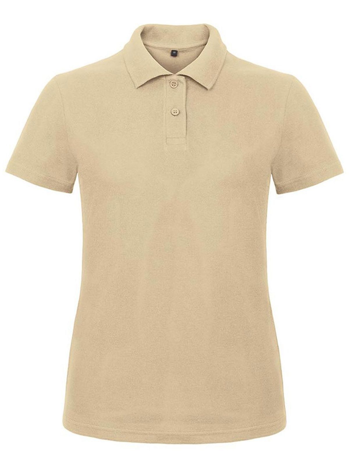 ID.001 Damen Poloshirt – B&C – Farbe Sand – individuell veredelbar
