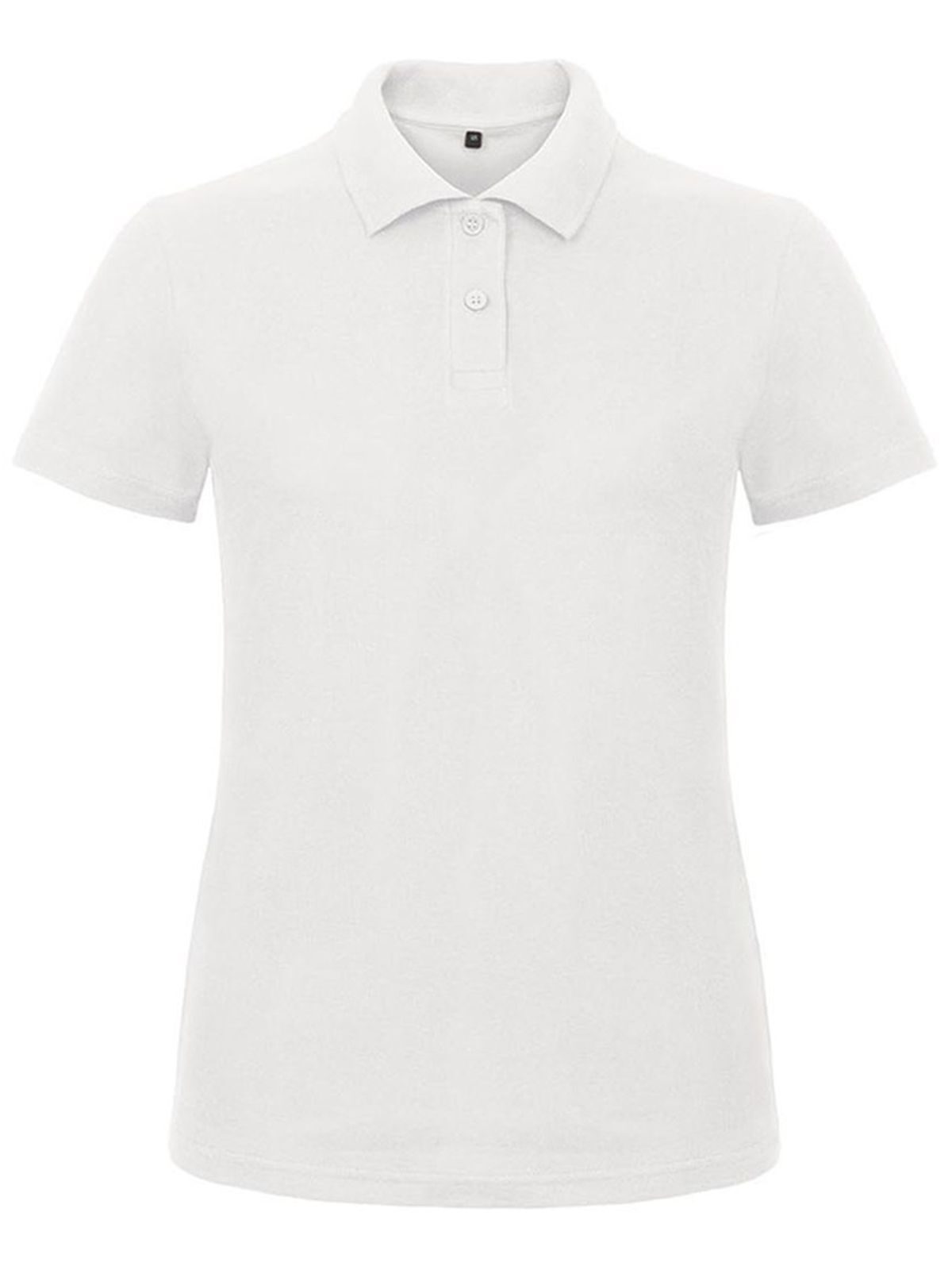 ID.001 Damen Poloshirt – B&C – Farbe Weiß – individuell veredelbar
