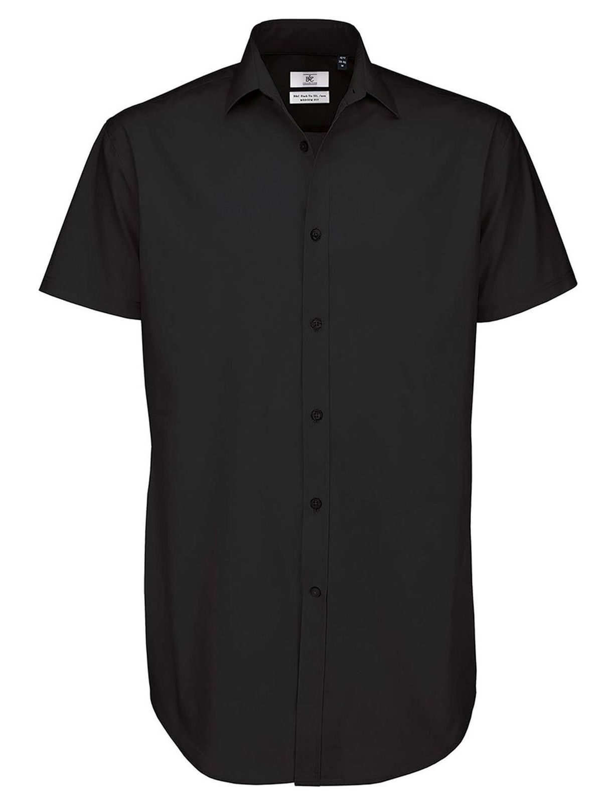 Black Tie SSL Herren Hemd / Bluse – B&C – Farbe Schwarz – individuell veredelbar