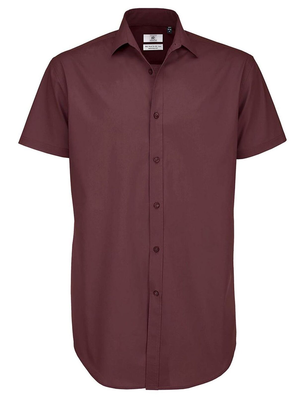 Black Tie SSL Herren Hemd / Bluse – B&C – Farbe luxurious red – individuell veredelbar