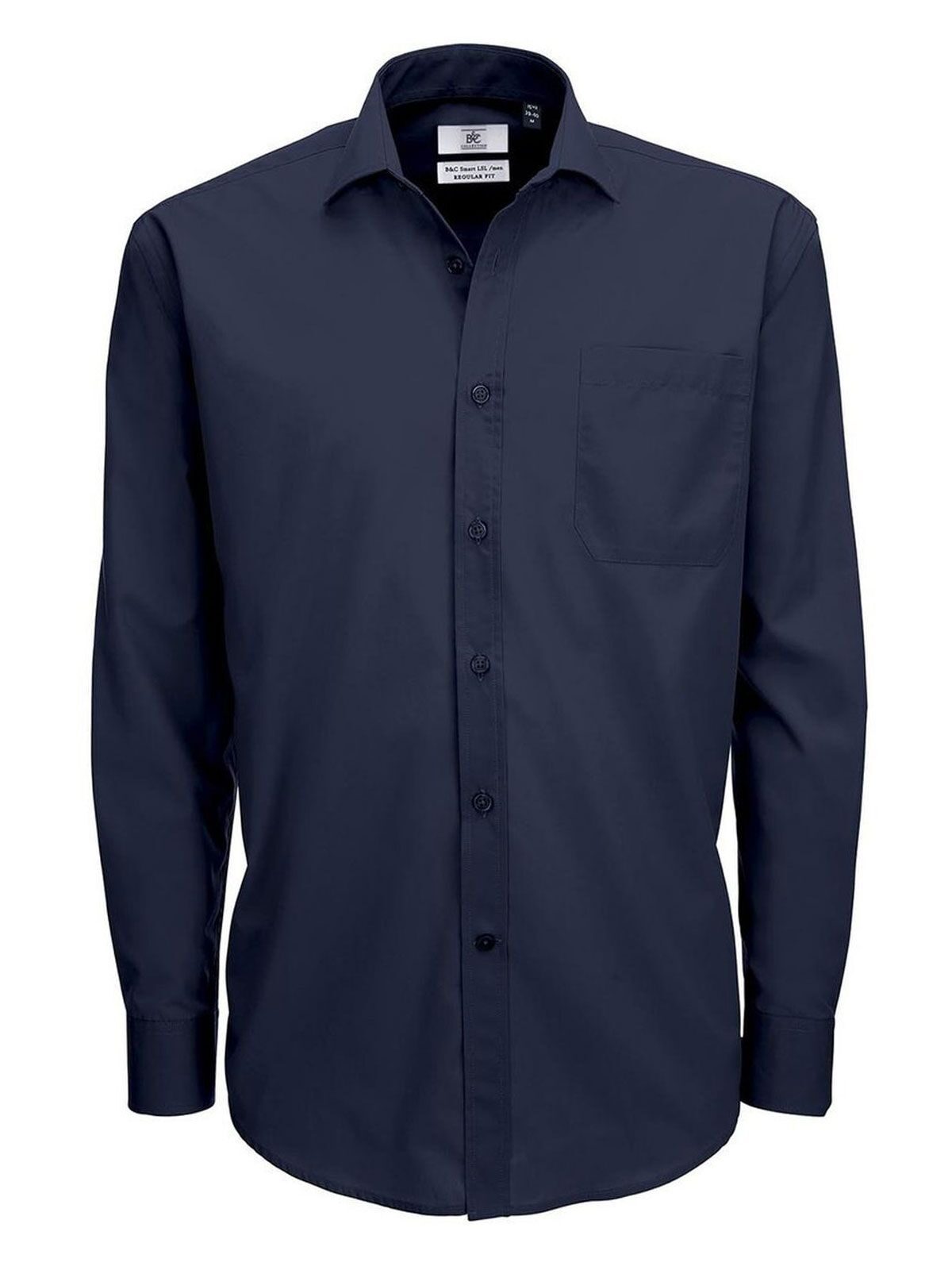 Smart LSL Herren Hemd / Bluse – B&C – Farbe Navy – individuell veredelbar