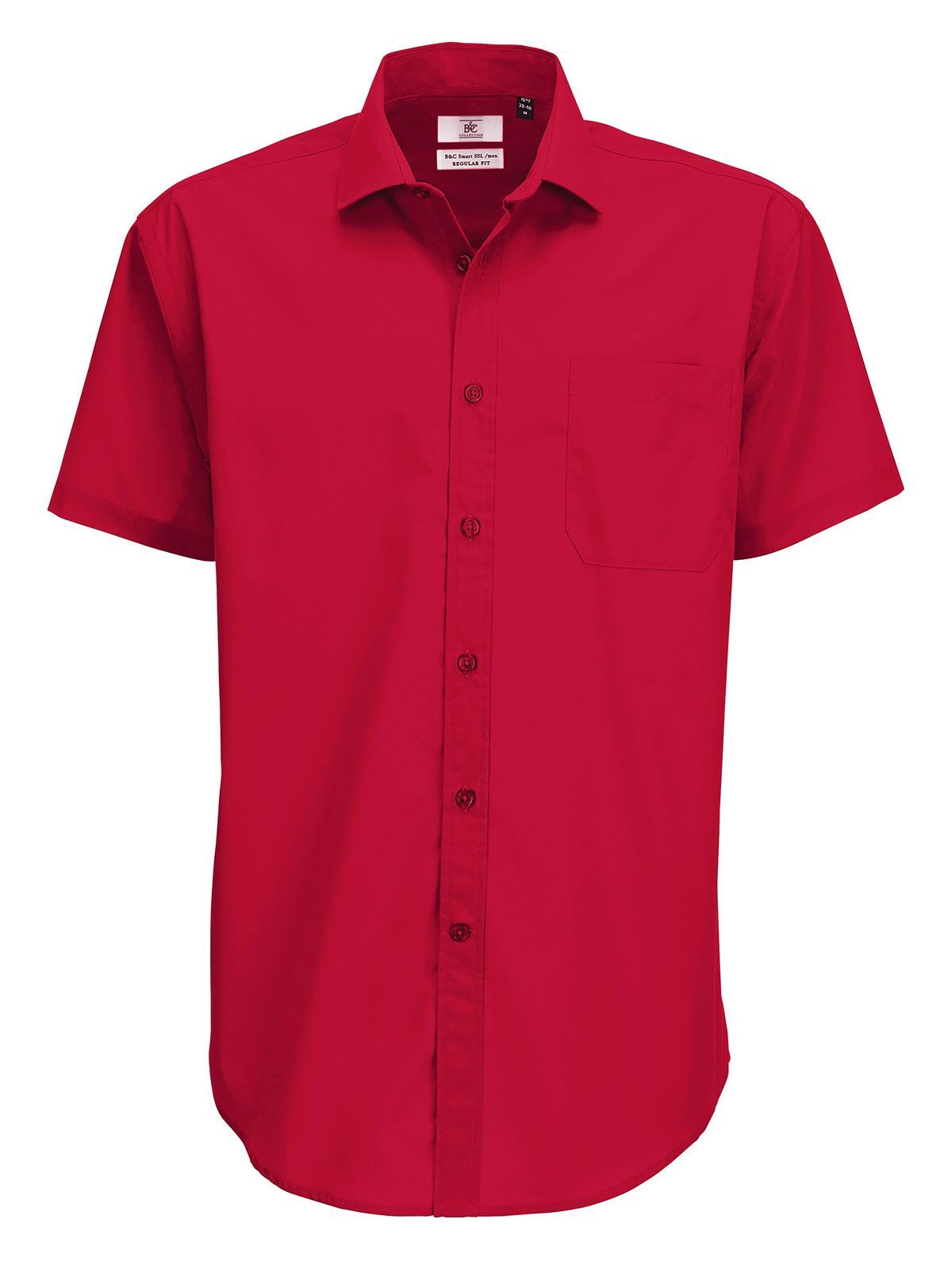 Smart SSL Herren Hemd / Bluse – B&C – Farbe deep red – individuell veredelbar