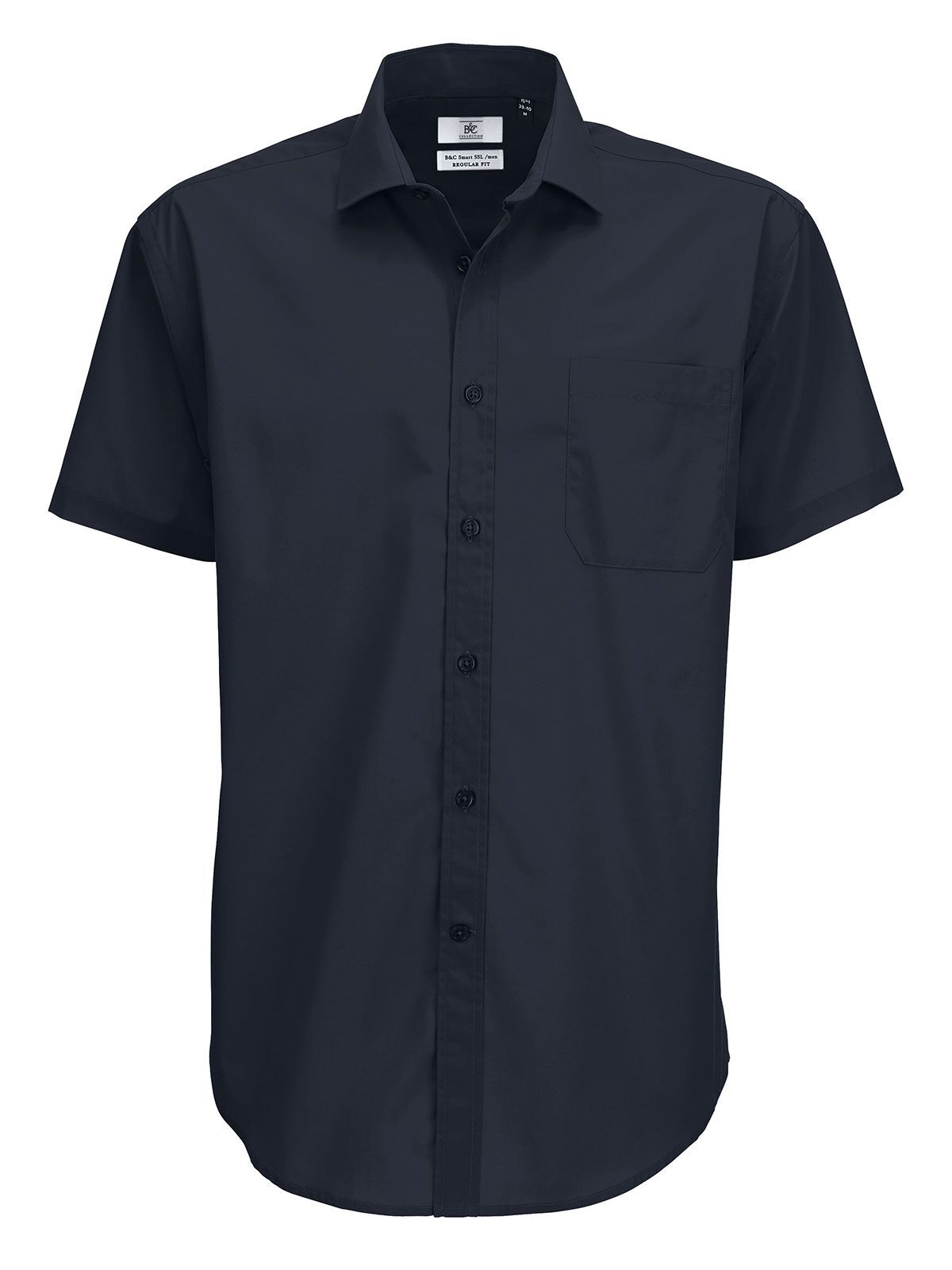 Smart SSL Herren Hemd / Bluse – B&C – Farbe Navy – individuell veredelbar