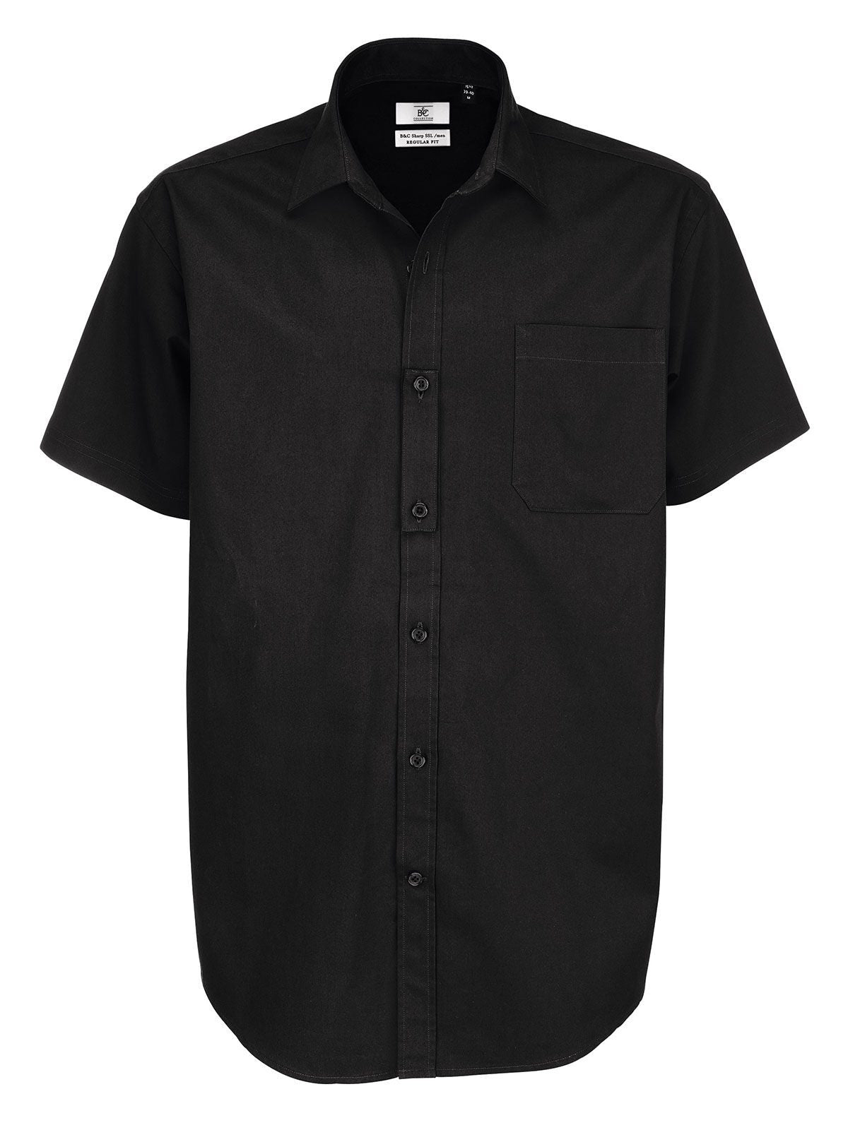 Sharp SSL Herren Hemd / Bluse – B&C – Farbe Schwarz – individuell veredelbar