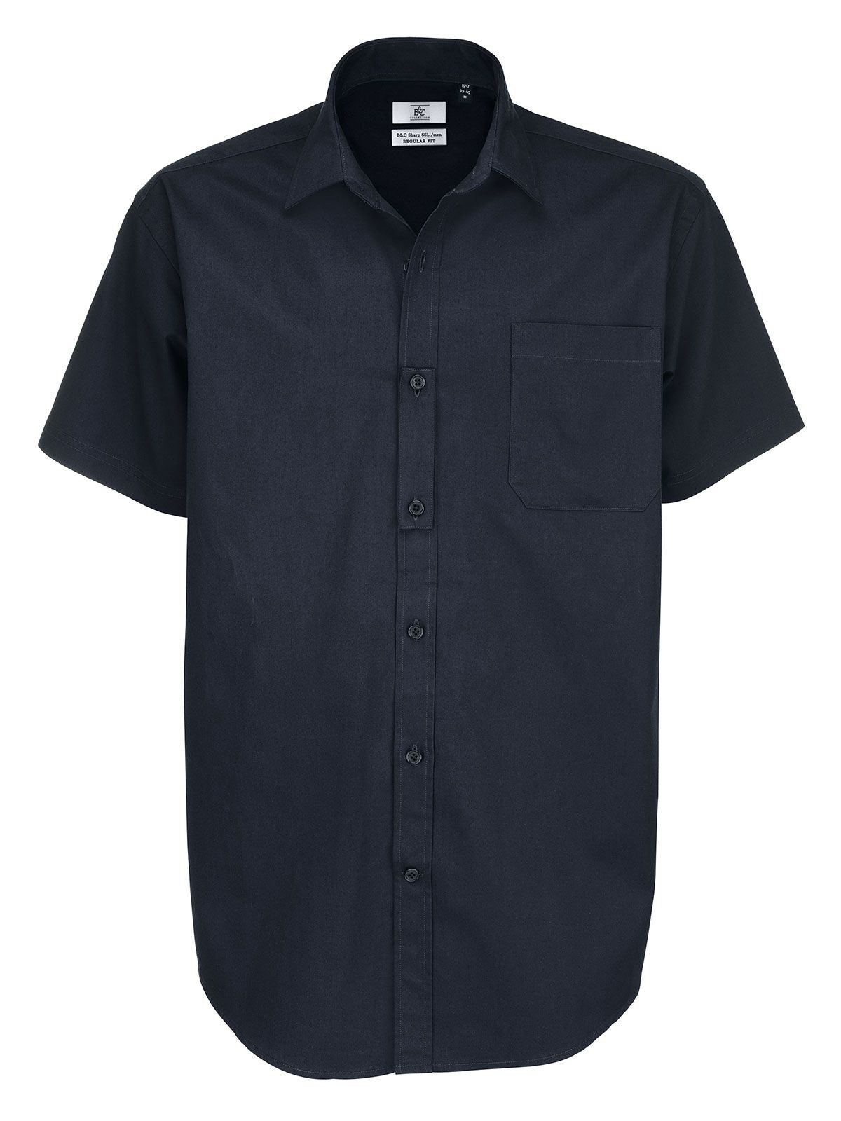 Sharp SSL Herren Hemd / Bluse – B&C – Farbe Navy – individuell veredelbar