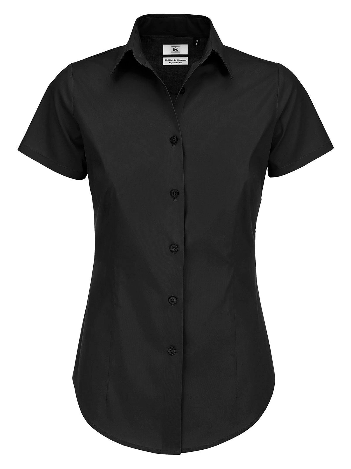 Black Tie SSL Damen Hemd / Bluse – B&C – Farbe Schwarz – individuell veredelbar