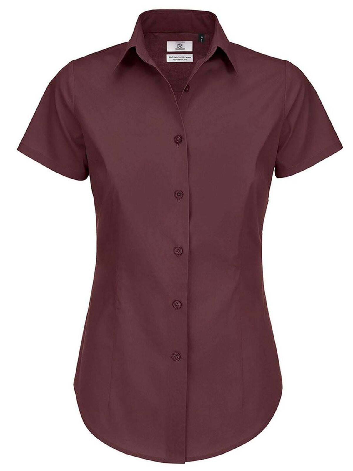 Black Tie SSL Damen Hemd / Bluse – B&C – Farbe luxurious red – individuell veredelbar