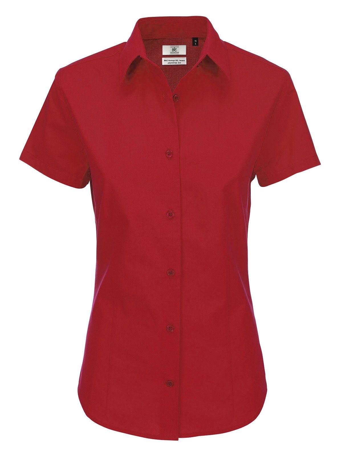 Heritage SSL Damen Hemd / Bluse – B&C – Farbe deep red – individuell veredelbar