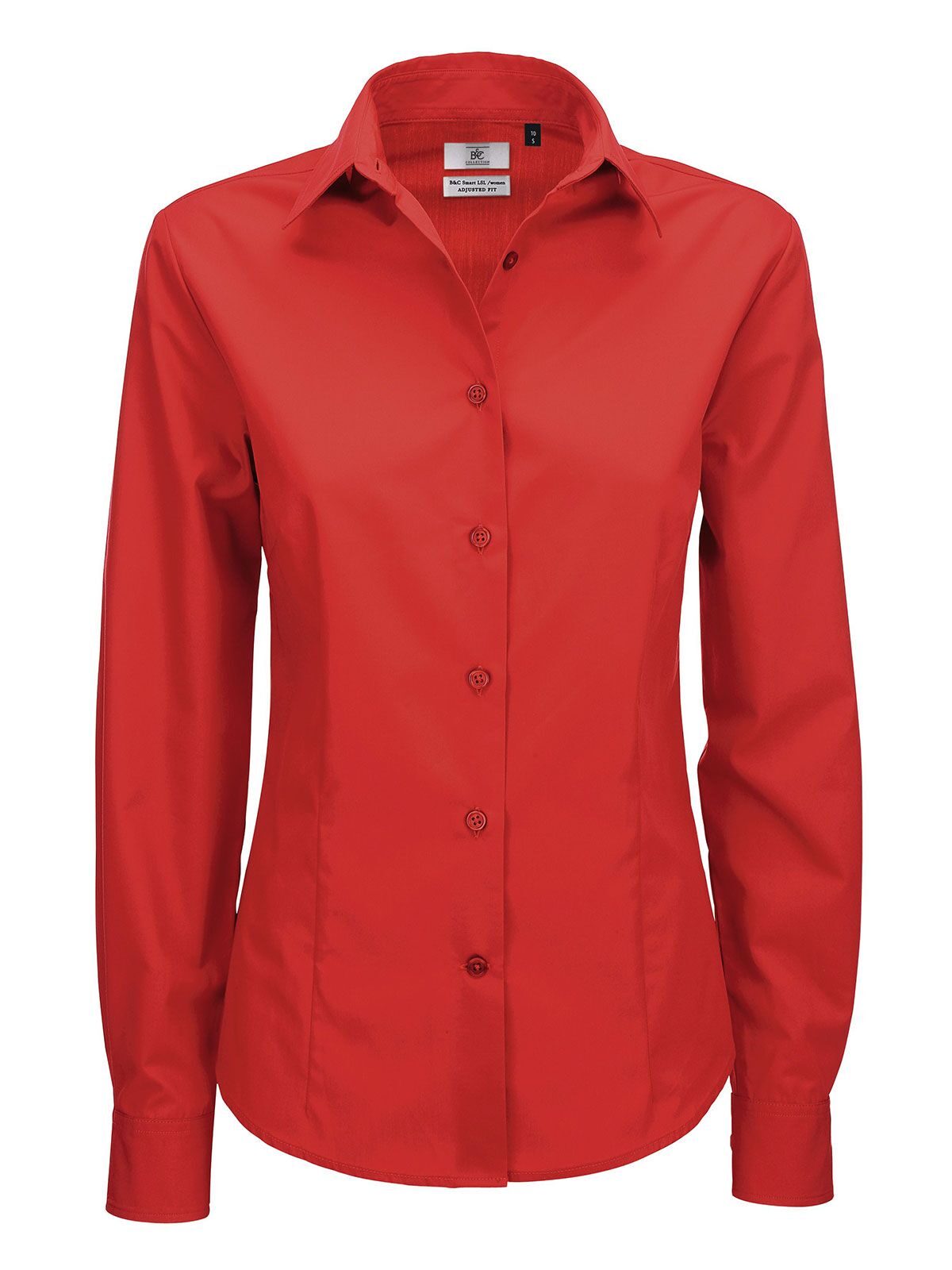 Smart LSL Damen Hemd / Bluse – B&C – Farbe deep red – individuell veredelbar