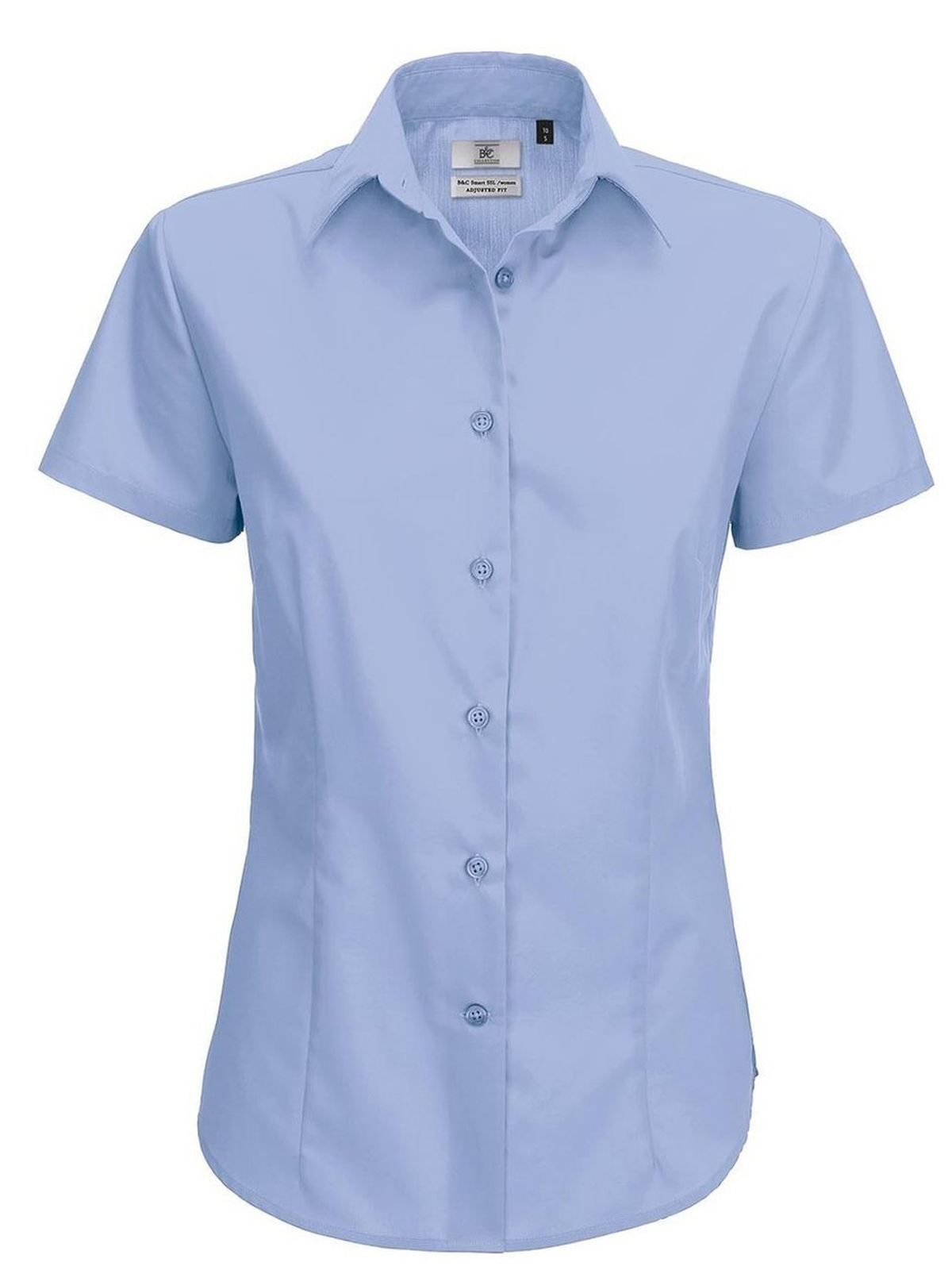 Smart SSL Damen Hemd / Bluse – B&C – Farbe business blue – individuell veredelbar