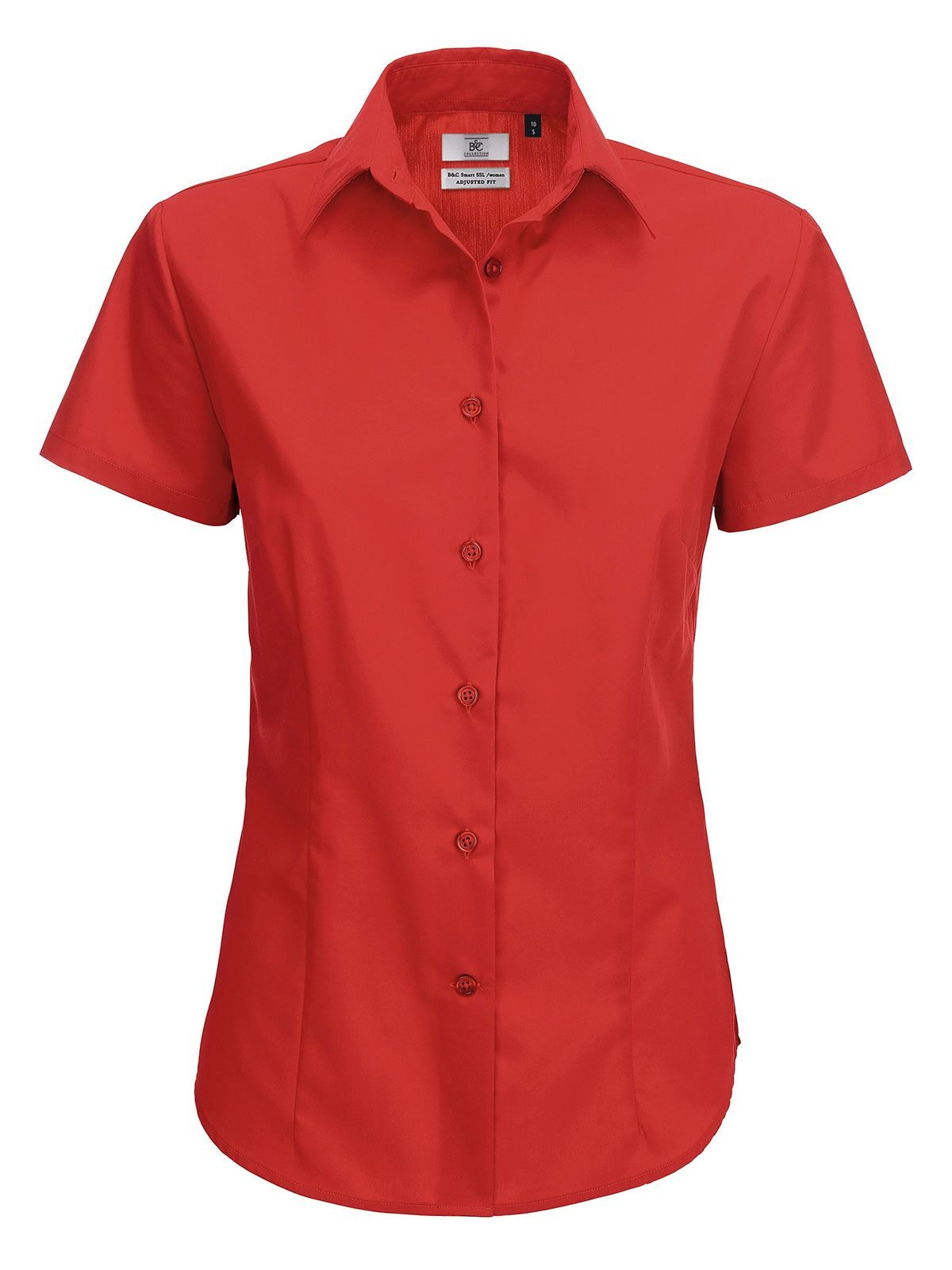 Smart SSL Damen Hemd / Bluse – B&C – Farbe deep red – individuell veredelbar