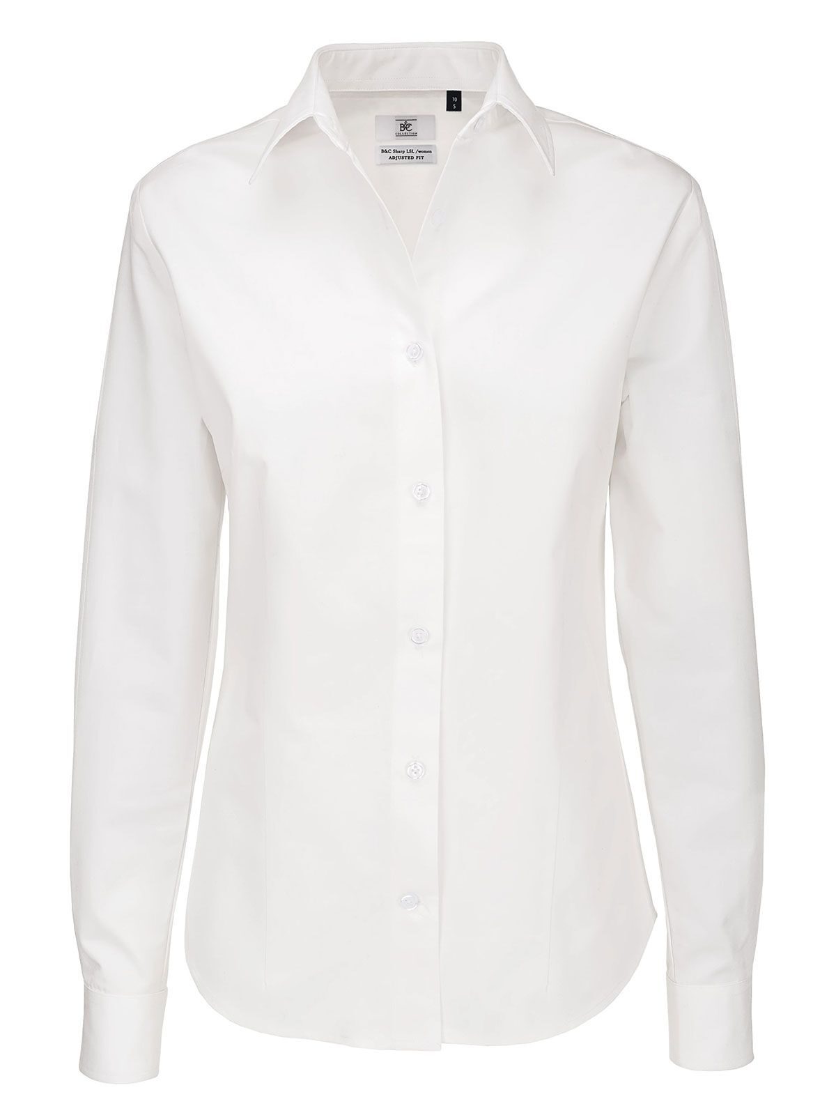 Sharp LSL Damen Hemd / Bluse – B&C – Farbe Weiß – individuell veredelbar