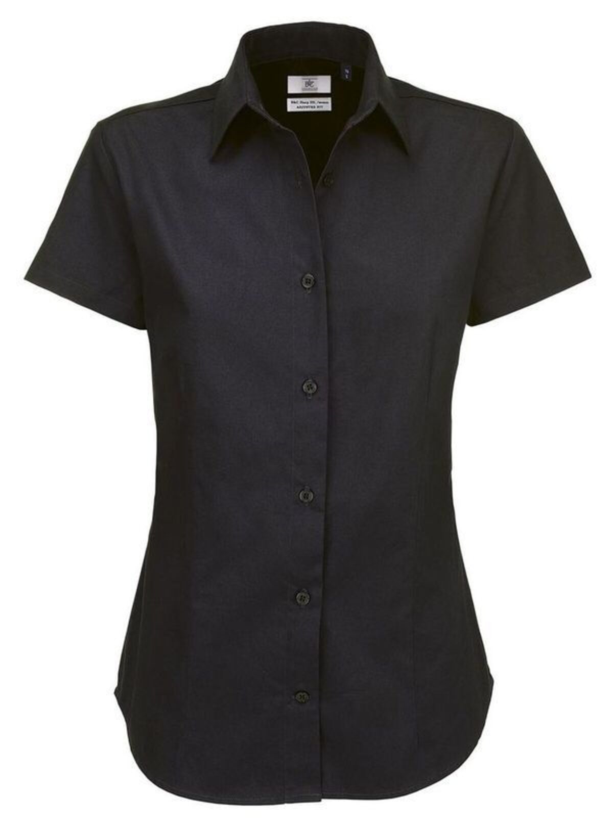 Sharp SSL Damen Hemd / Bluse – B&C – Farbe Schwarz – individuell veredelbar