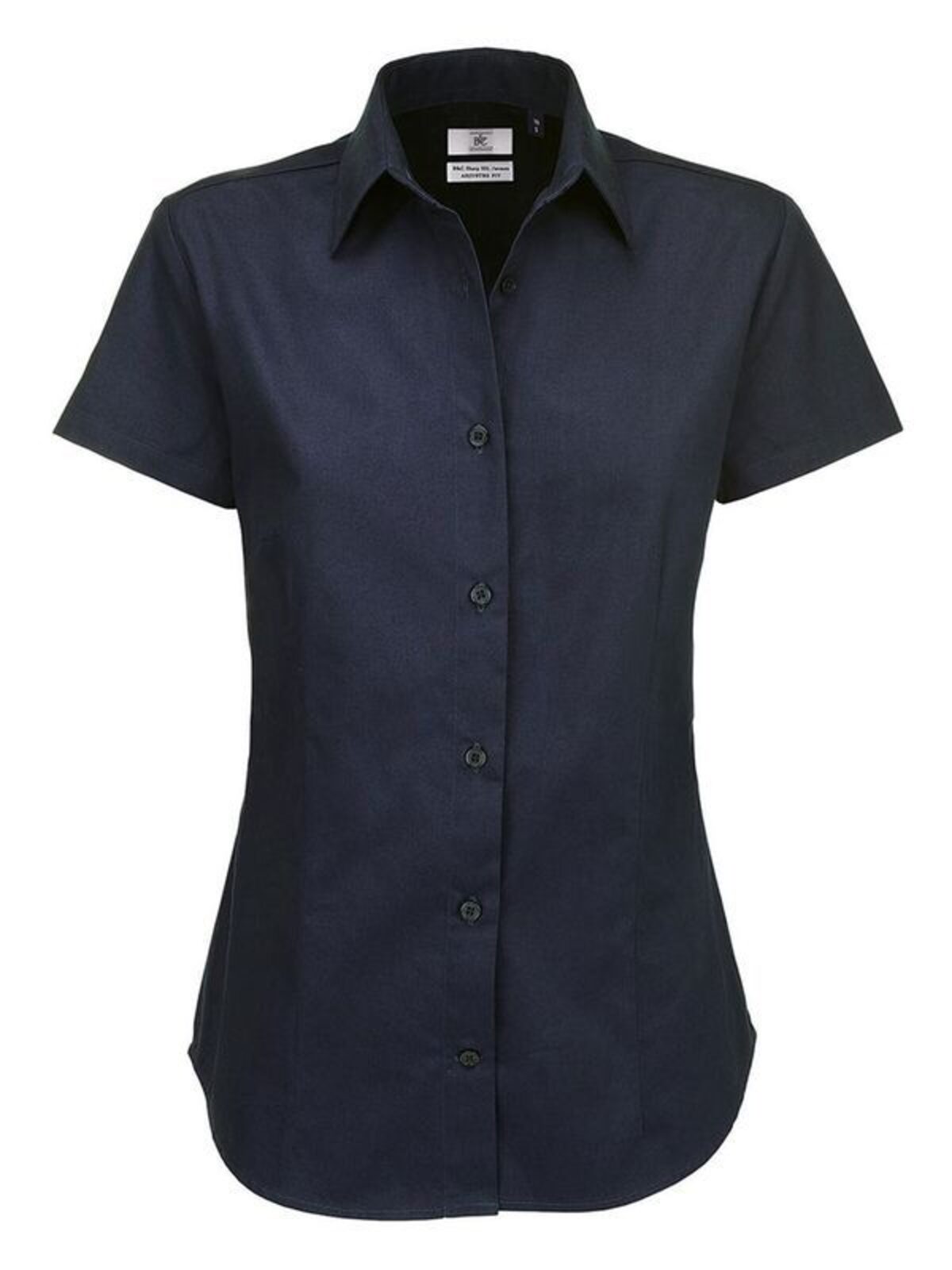 Sharp SSL Damen Hemd / Bluse – B&C – Farbe Navy – individuell veredelbar
