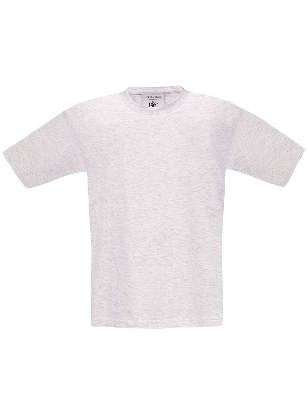 Exact 190 Kinder T-Shirt – B&C – Farbe ash – individuell veredelbar