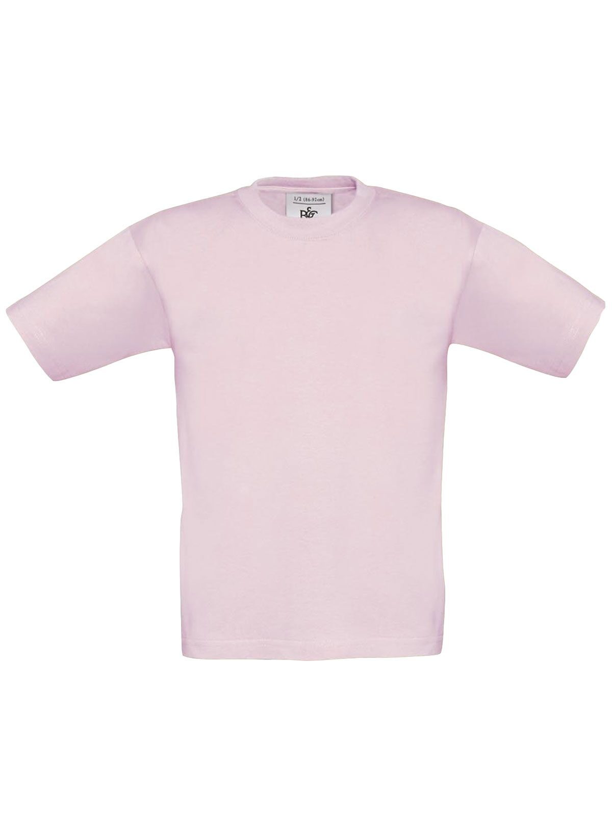 Exact 190 Kinder T-Shirt – B&C – Farbe pink sixties – individuell veredelbar