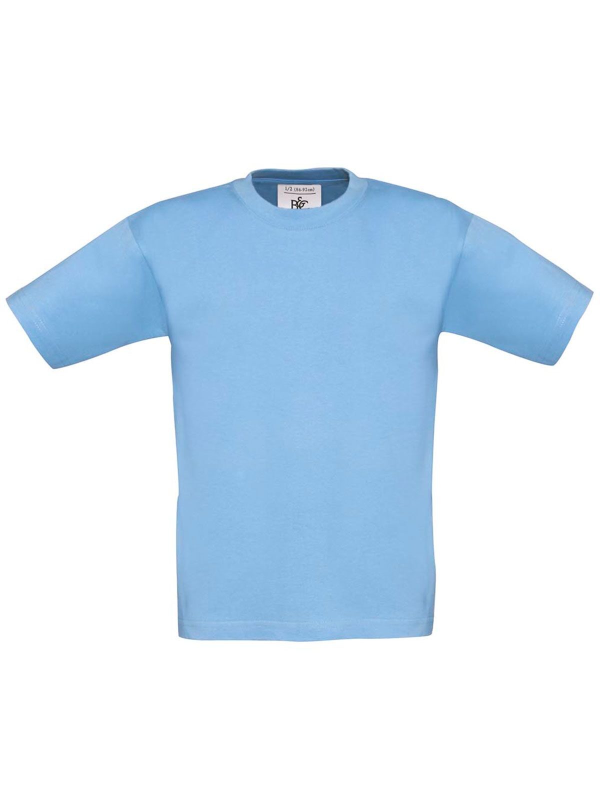 Exact 190 Kinder T-Shirt – B&C – Farbe Hellblau – individuell veredelbar