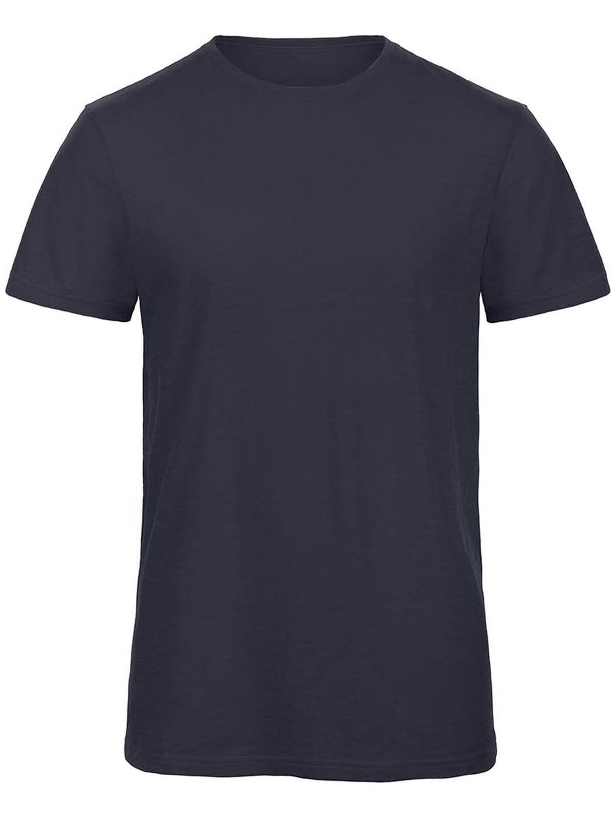 Inspire Slub T Uomo Herren T-Shirt – B&C – Farbe chic navy – individuell veredelbar