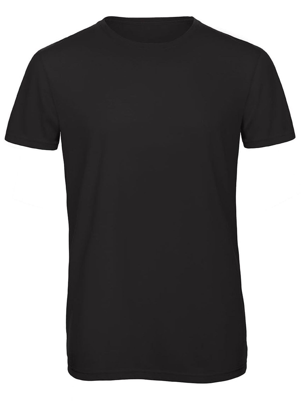 Triblend Herren T-Shirt – B&C – Farbe Schwarz – individuell veredelbar