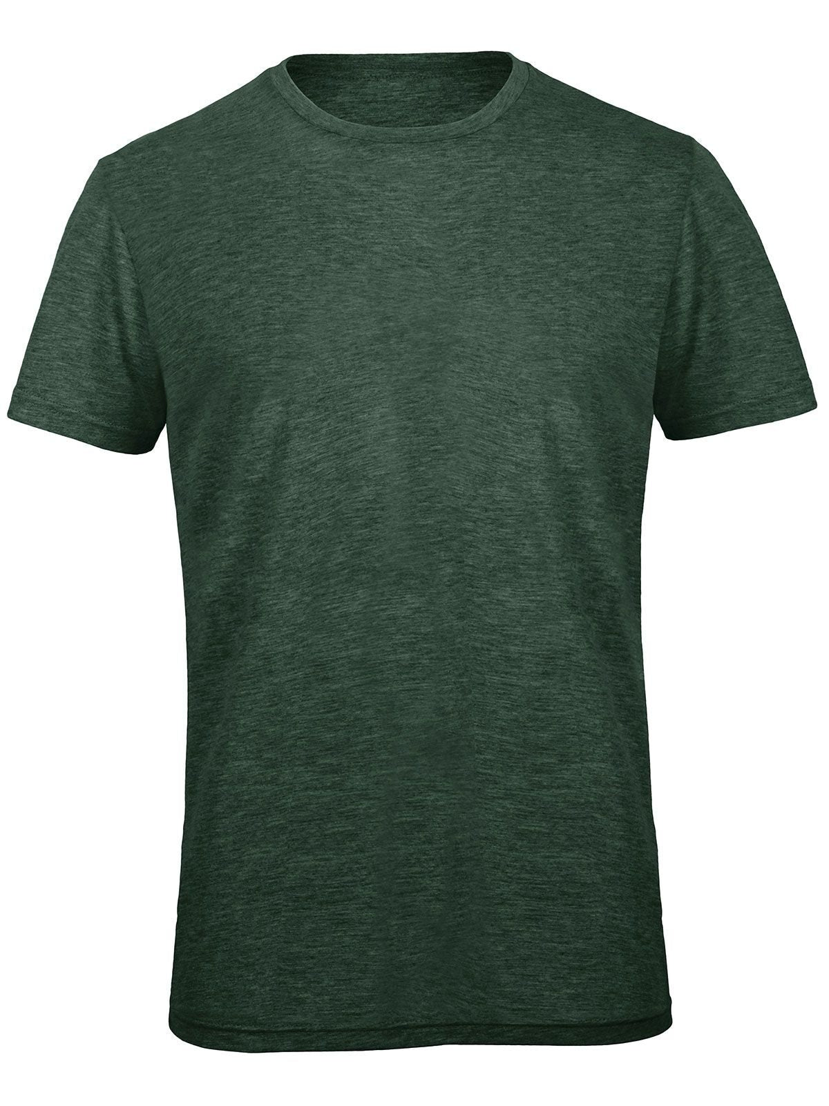 Triblend Herren T-Shirt – B&C – Farbe heather forest – individuell veredelbar