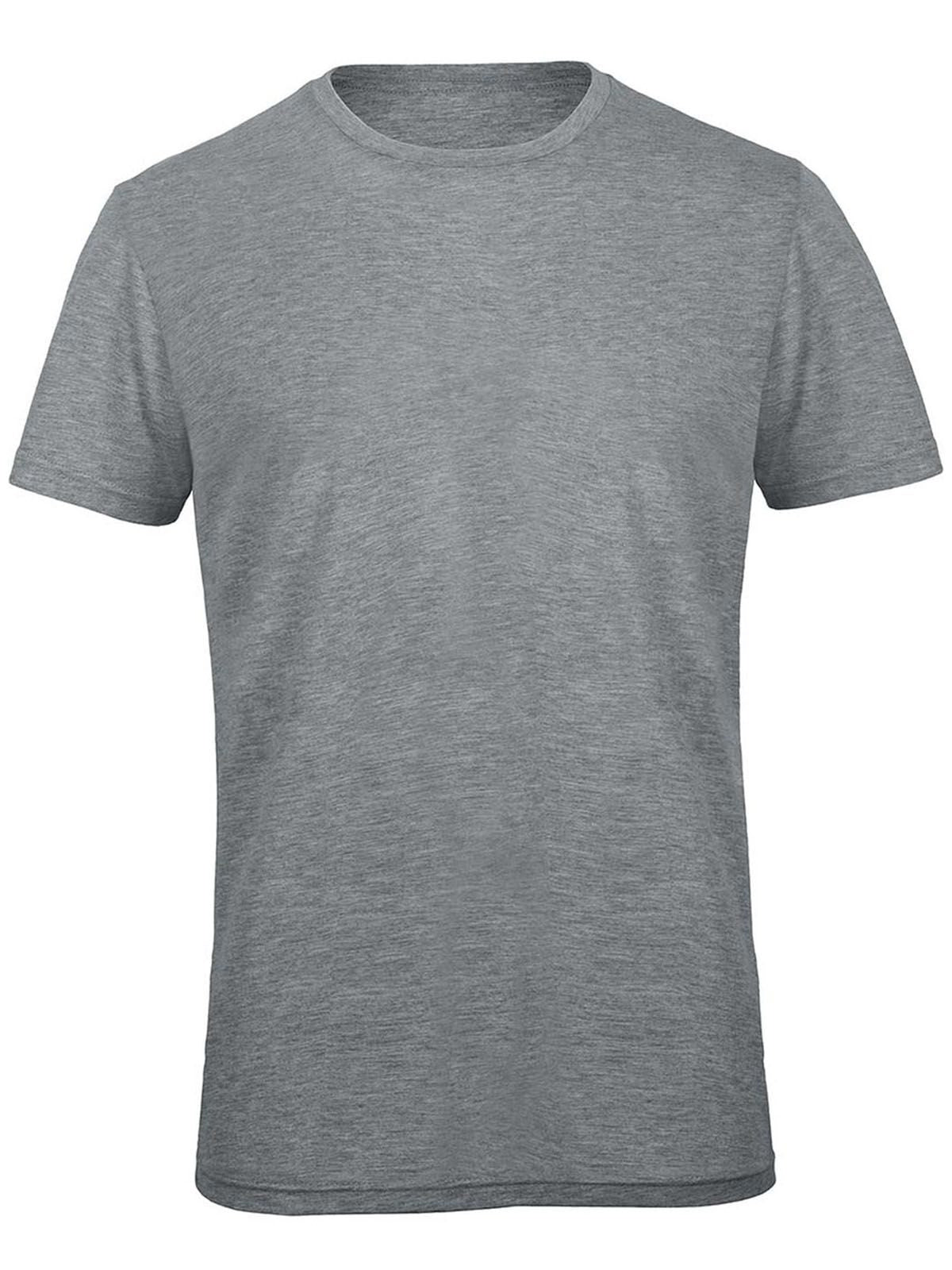 Triblend Herren T-Shirt – B&C – Farbe heather light grey – individuell veredelbar
