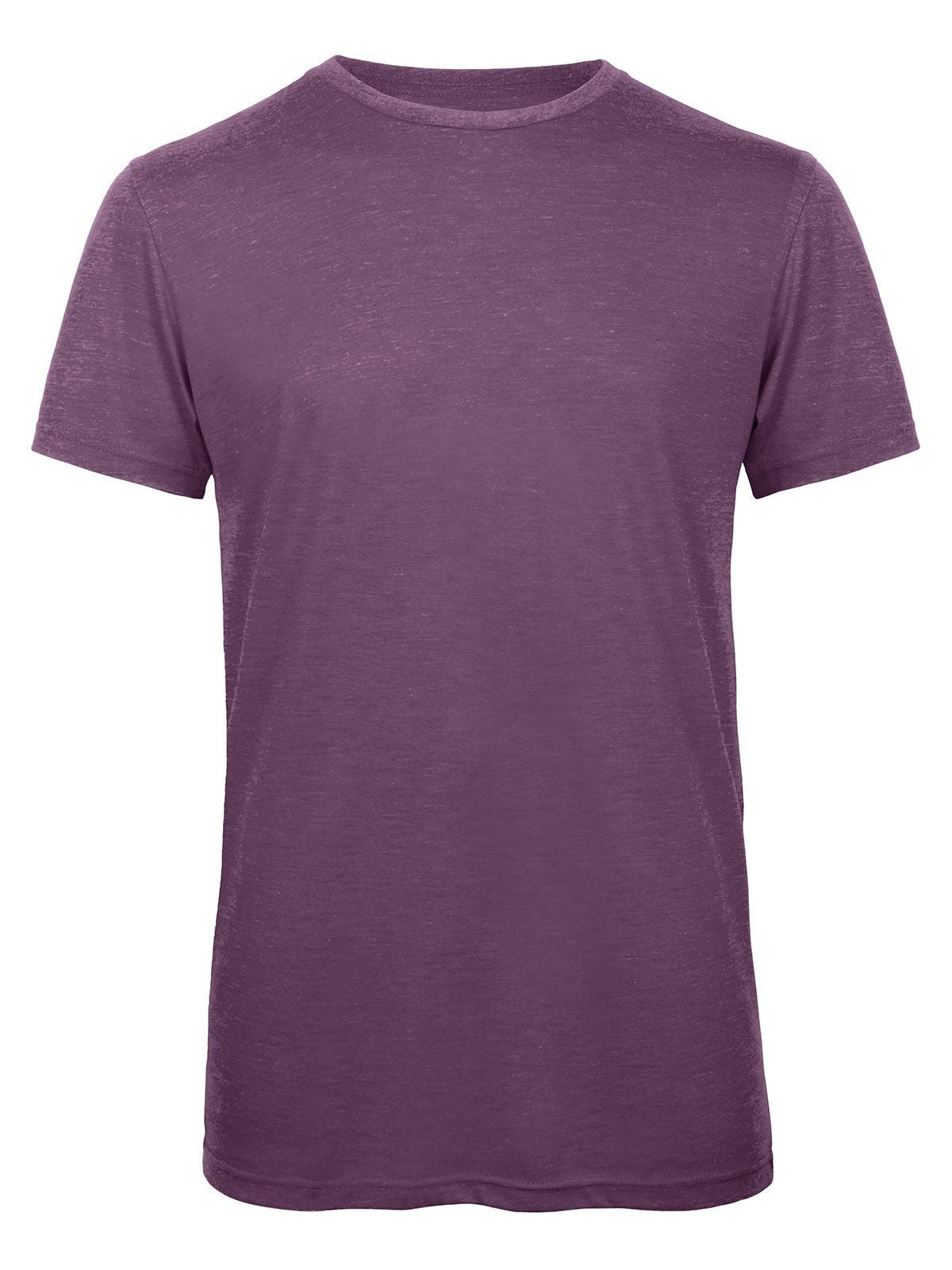 Triblend Herren T-Shirt – B&C – Farbe heather purple – individuell veredelbar