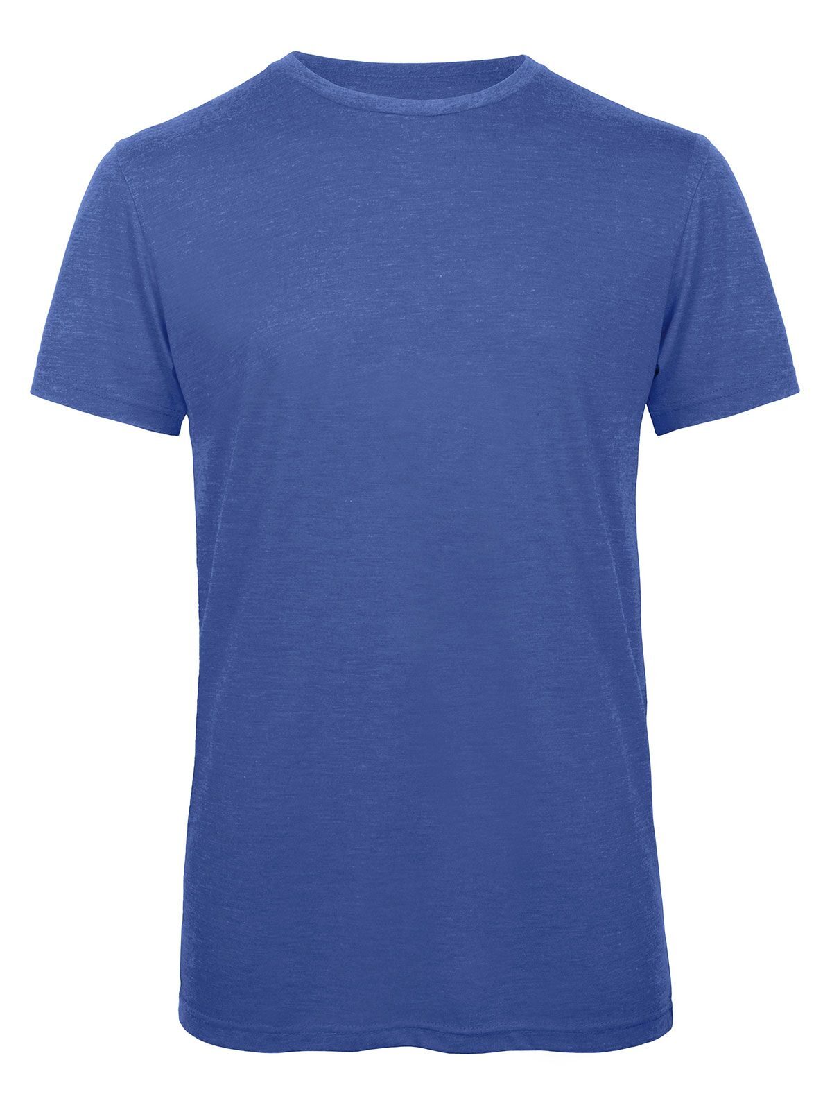 Triblend Herren T-Shirt – B&C – Farbe heather royal blue – individuell veredelbar