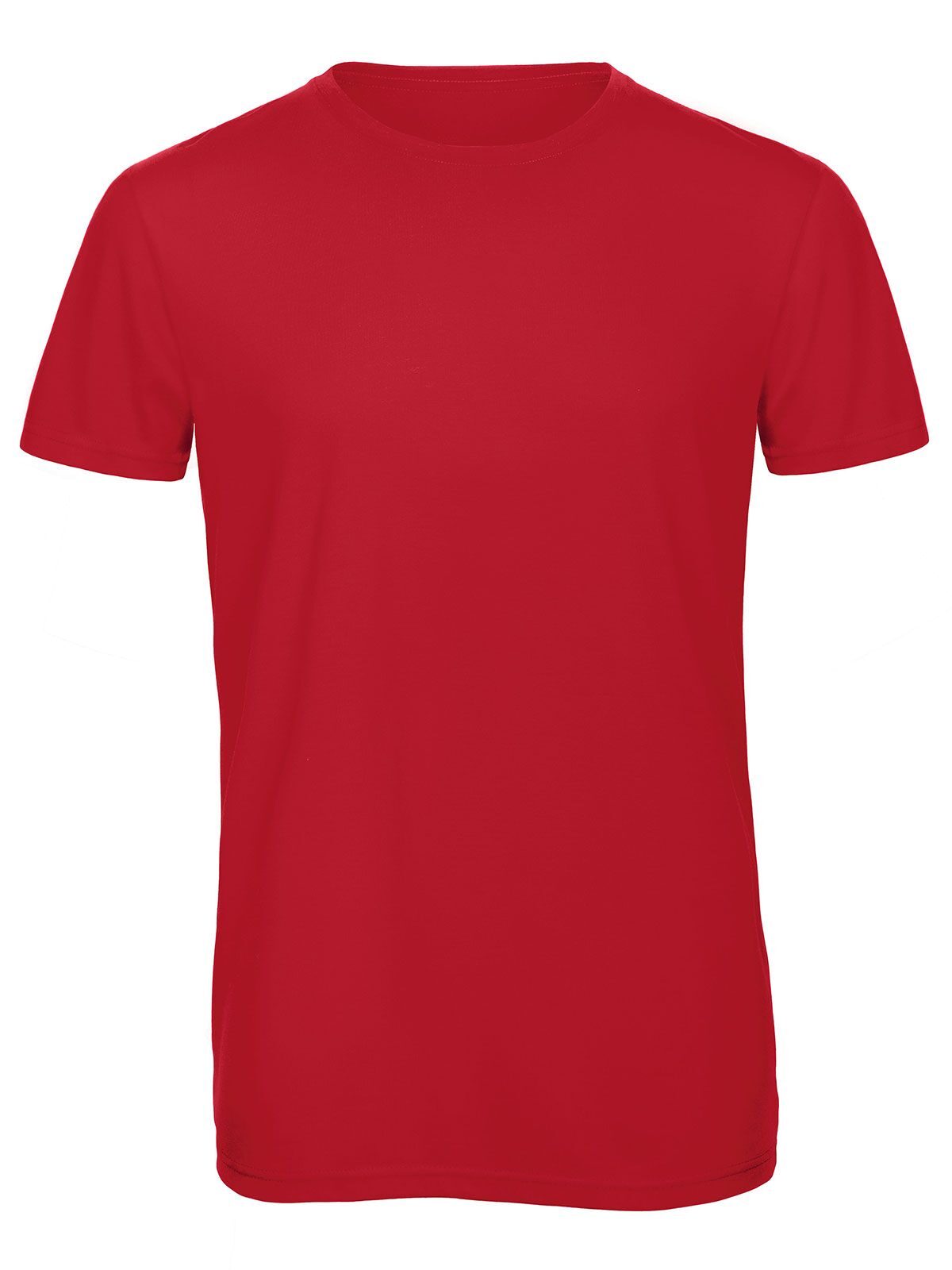 Triblend Herren T-Shirt – B&C – Farbe Rot – individuell veredelbar
