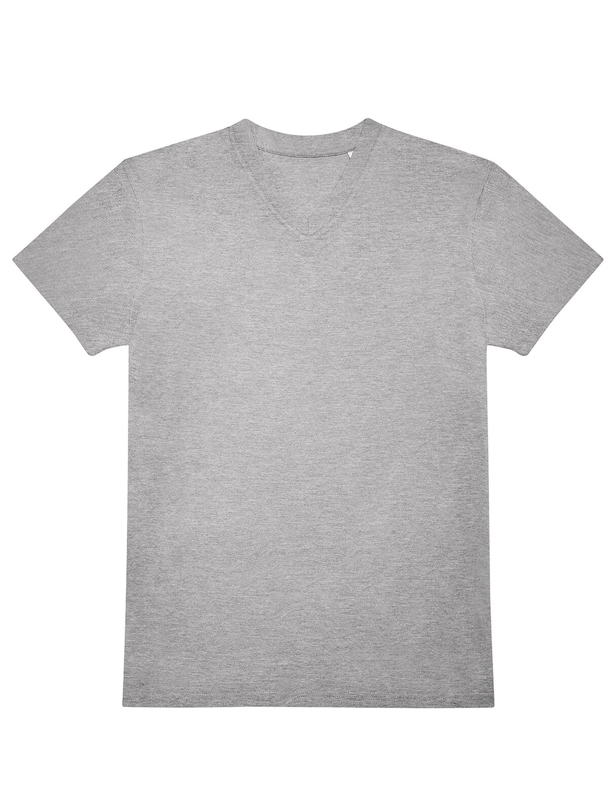 V T-Shirt – B&C – Farbe Sport Grau – individuell veredelbar