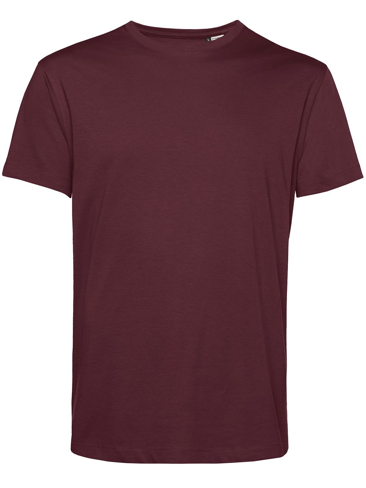 E150 Herren T-Shirt – B&C – Farbe Burgundy – individuell veredelbar
