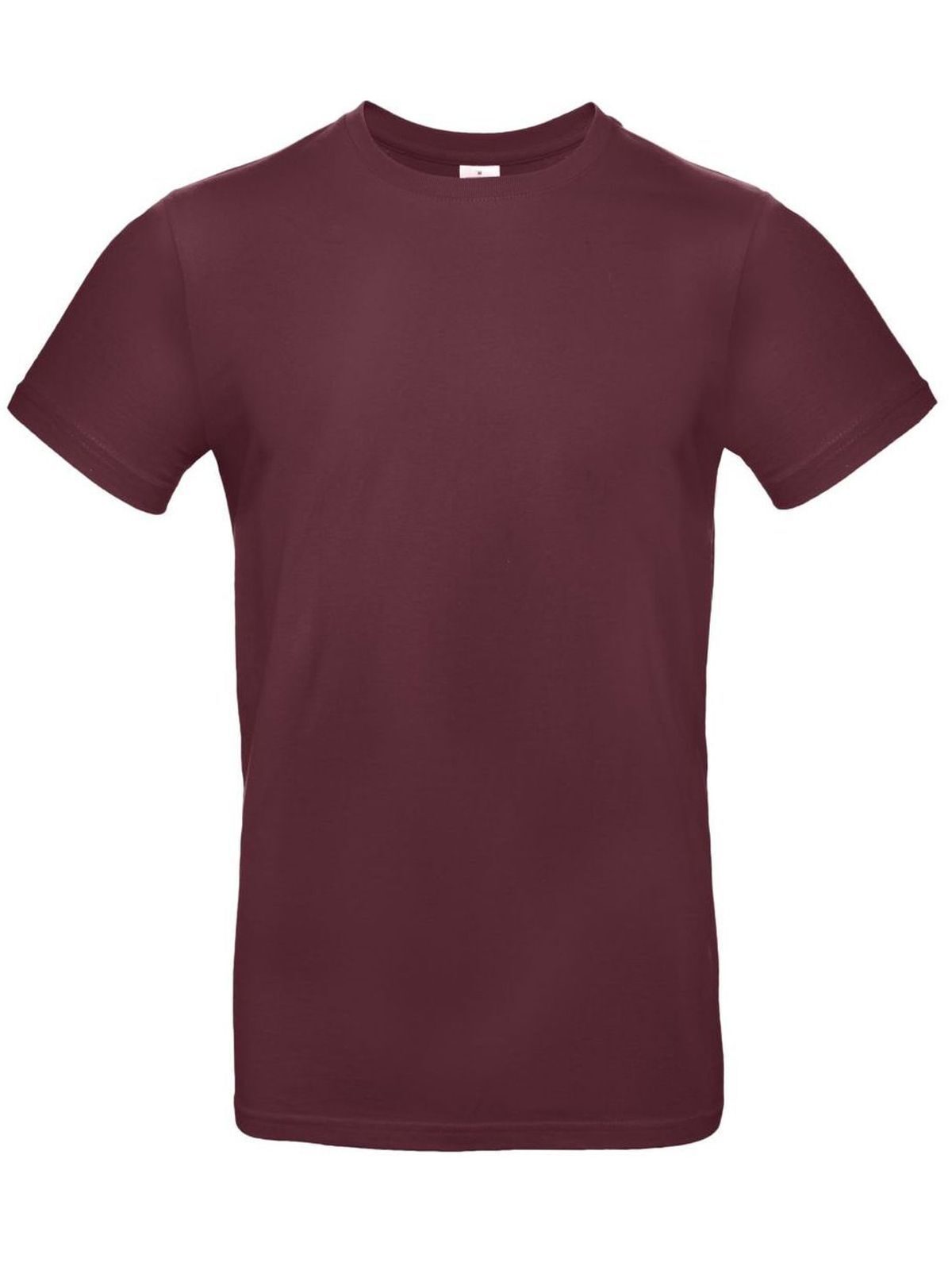 Unisex T-Shirt – B&C – Farbe Burgundy – individuell veredelbar