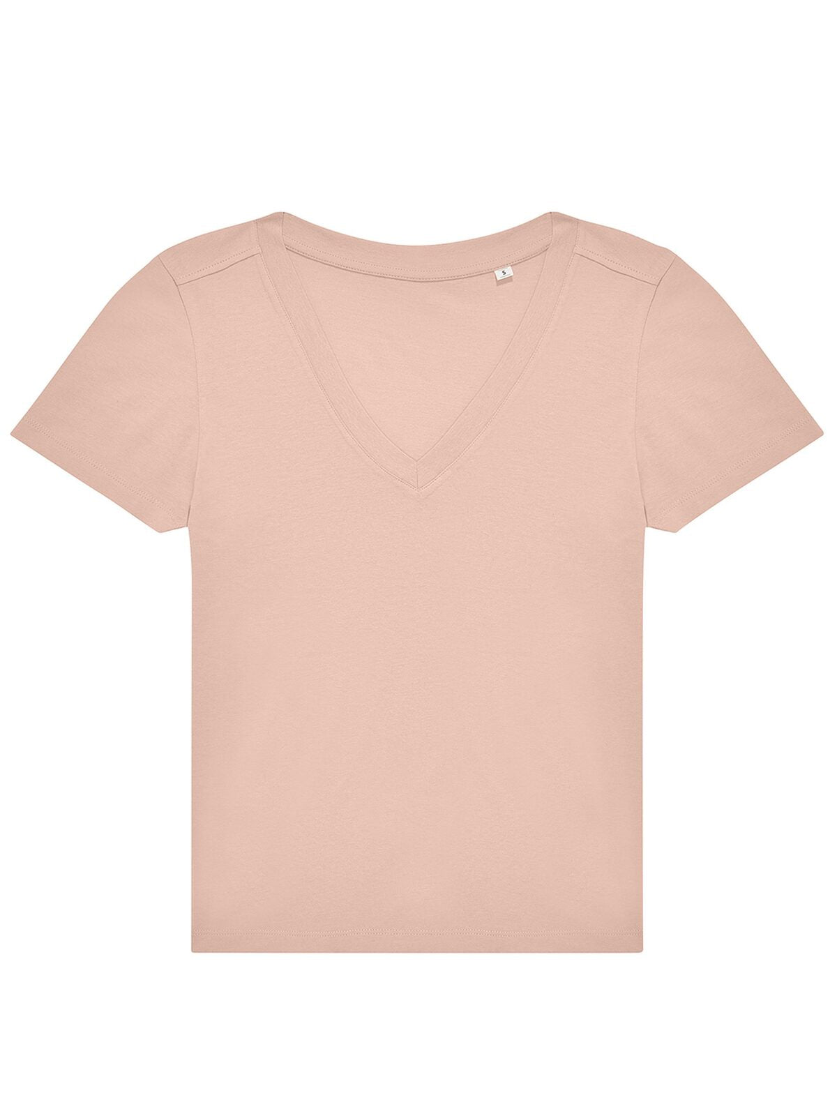 V Damen T-Shirt – B&C – Farbe soft rose – individuell veredelbar